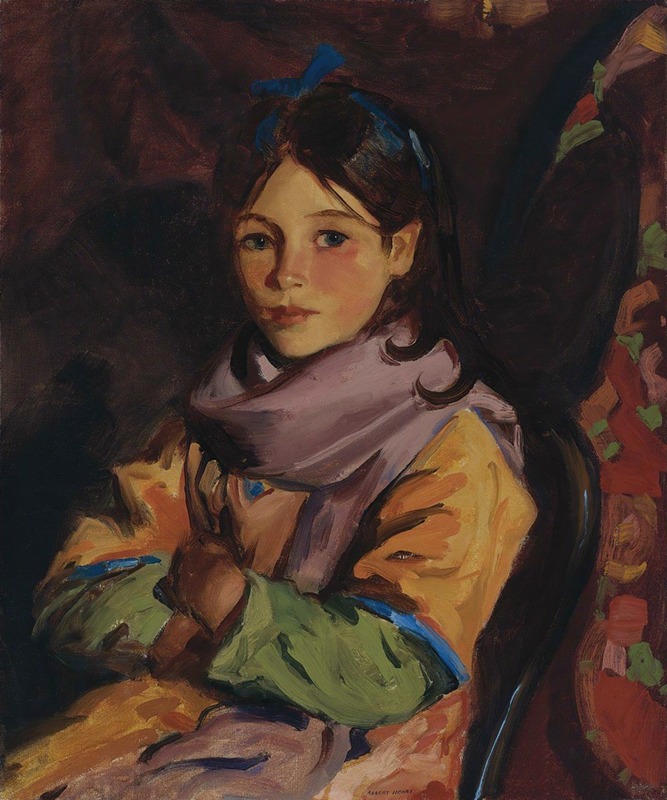 A portrait of a woman by Robert Henri.