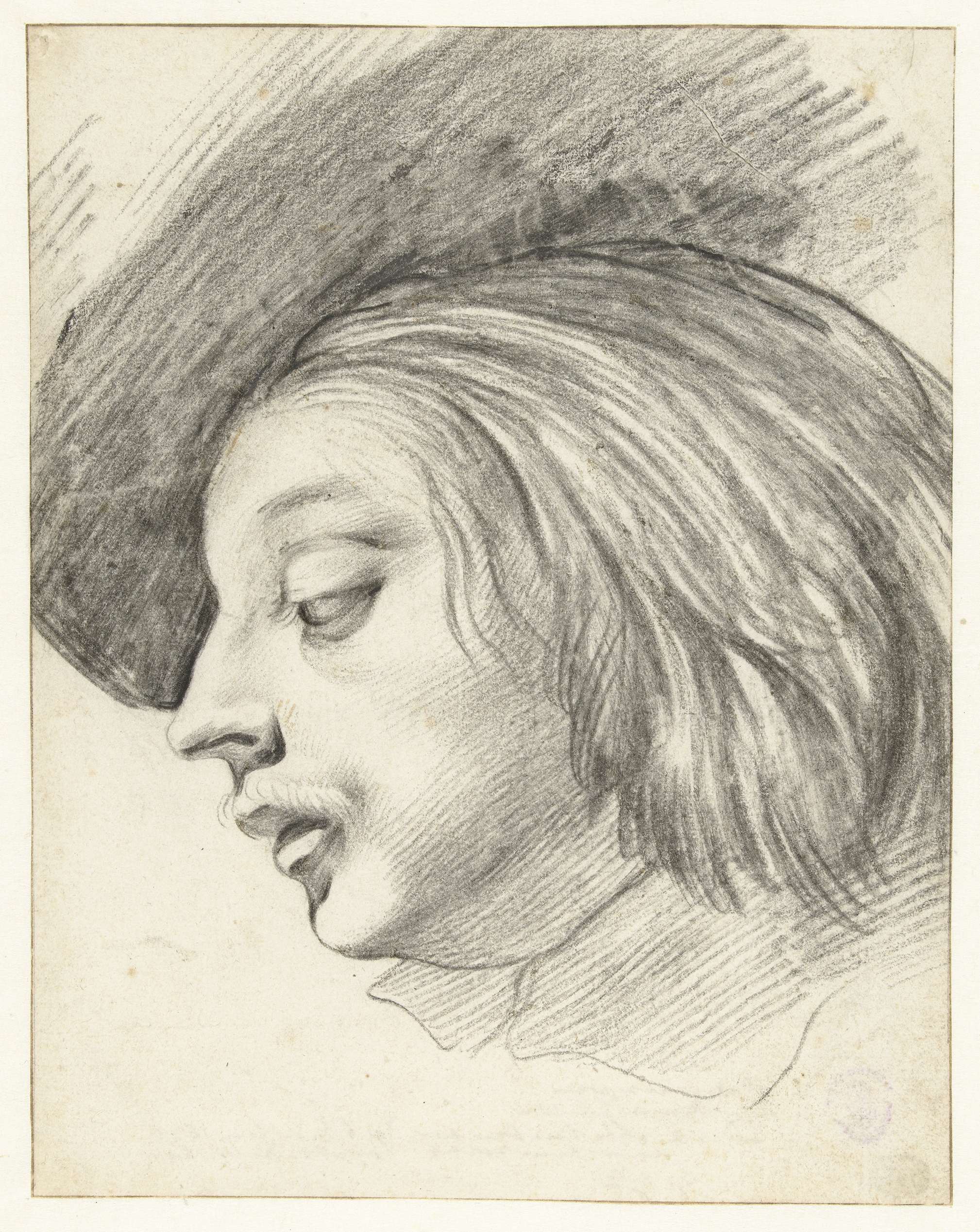 Portrait of Dirck Helmbreeker, paper by Leendert van der Cooghen