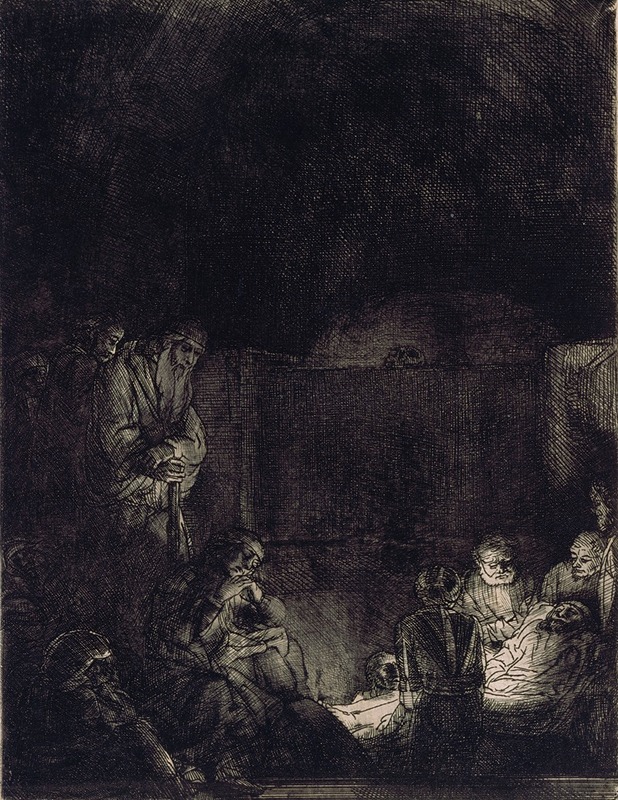 Rembrandt's 'The Entombment' captures a poignant moment of mourning.