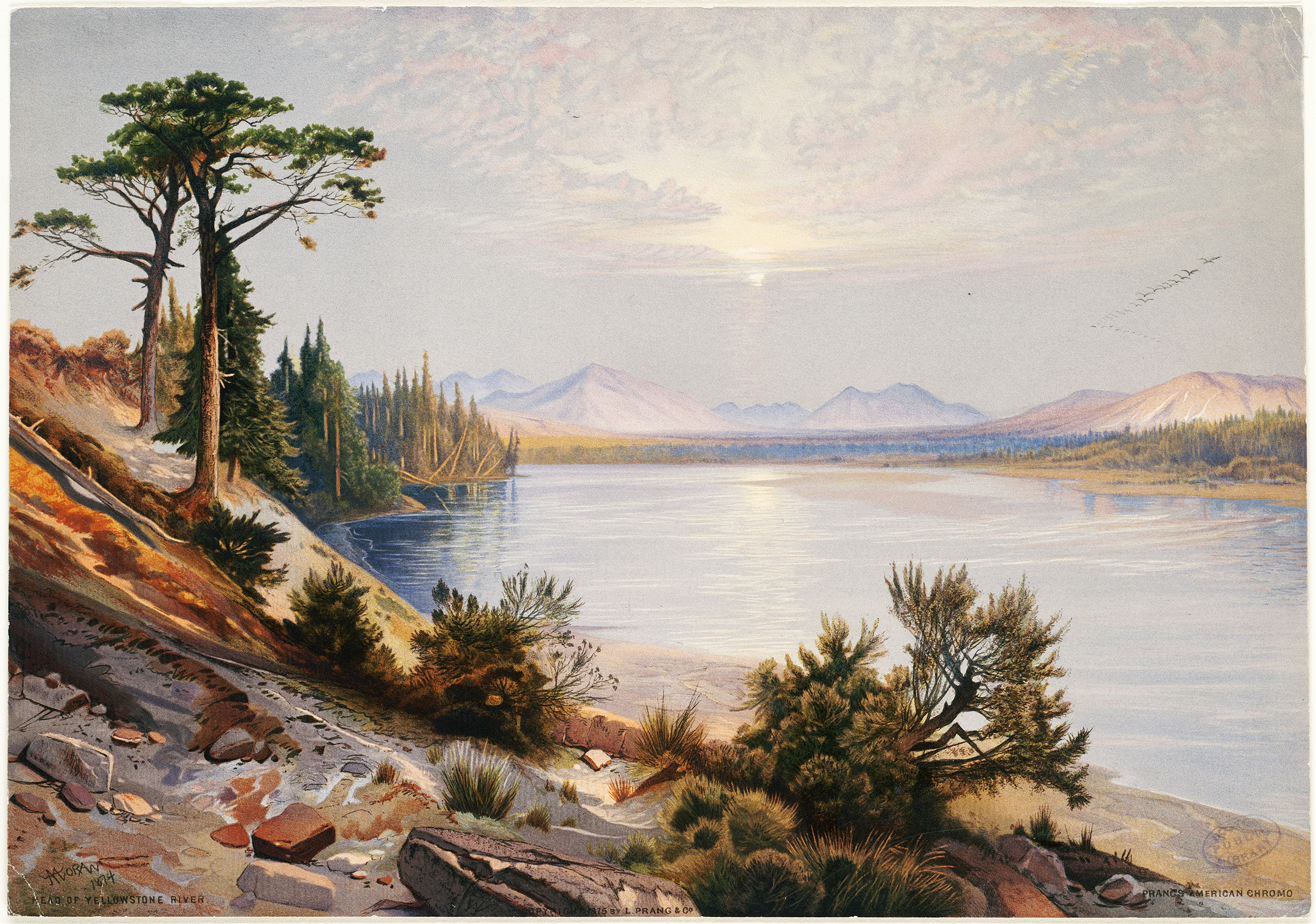 Head of Yellowstone River, by Thomas Moran, public domain