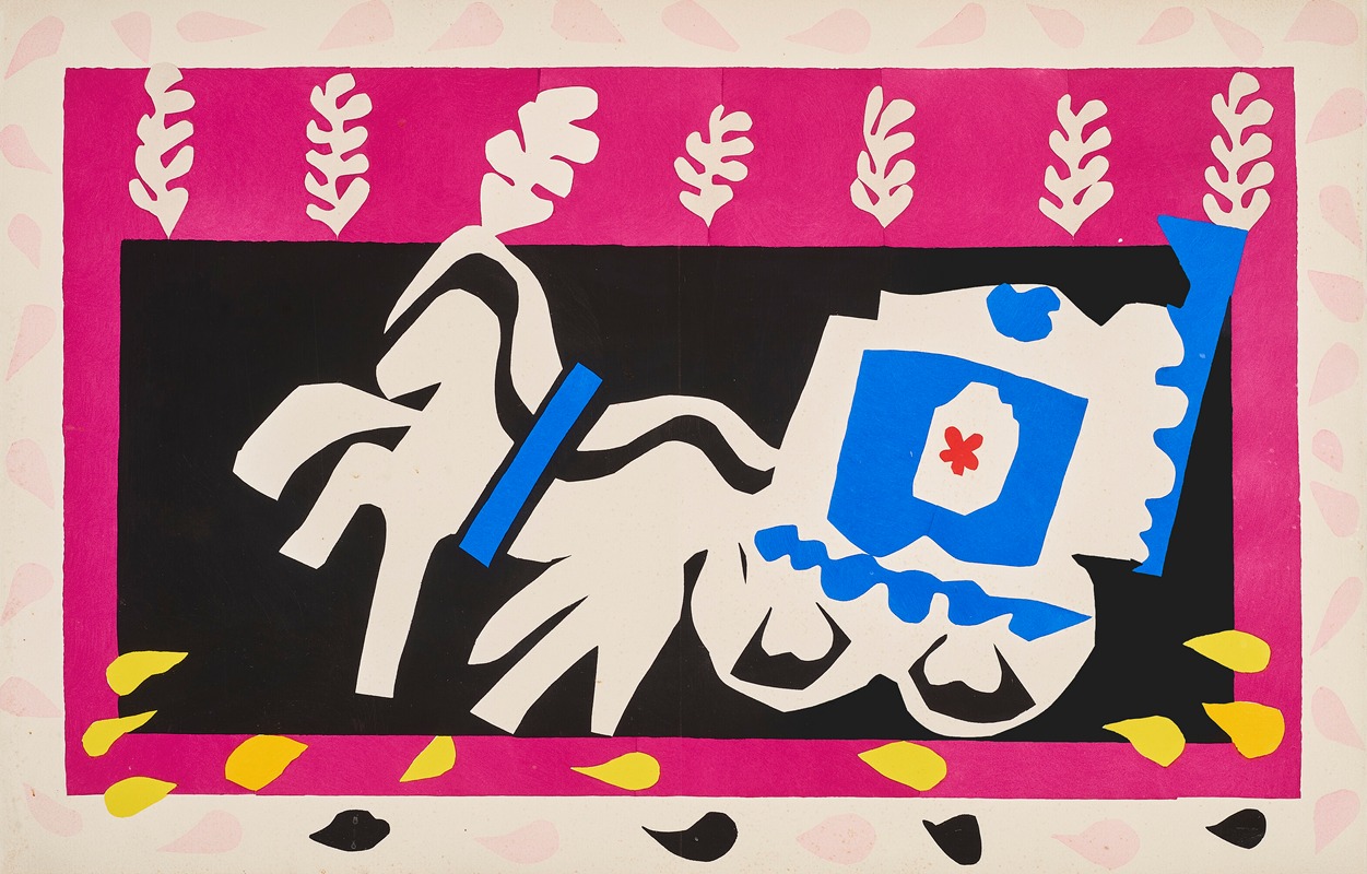 Henri Matisse's 'Pierrot’s funeral' captures a vibrant scene of mourning.