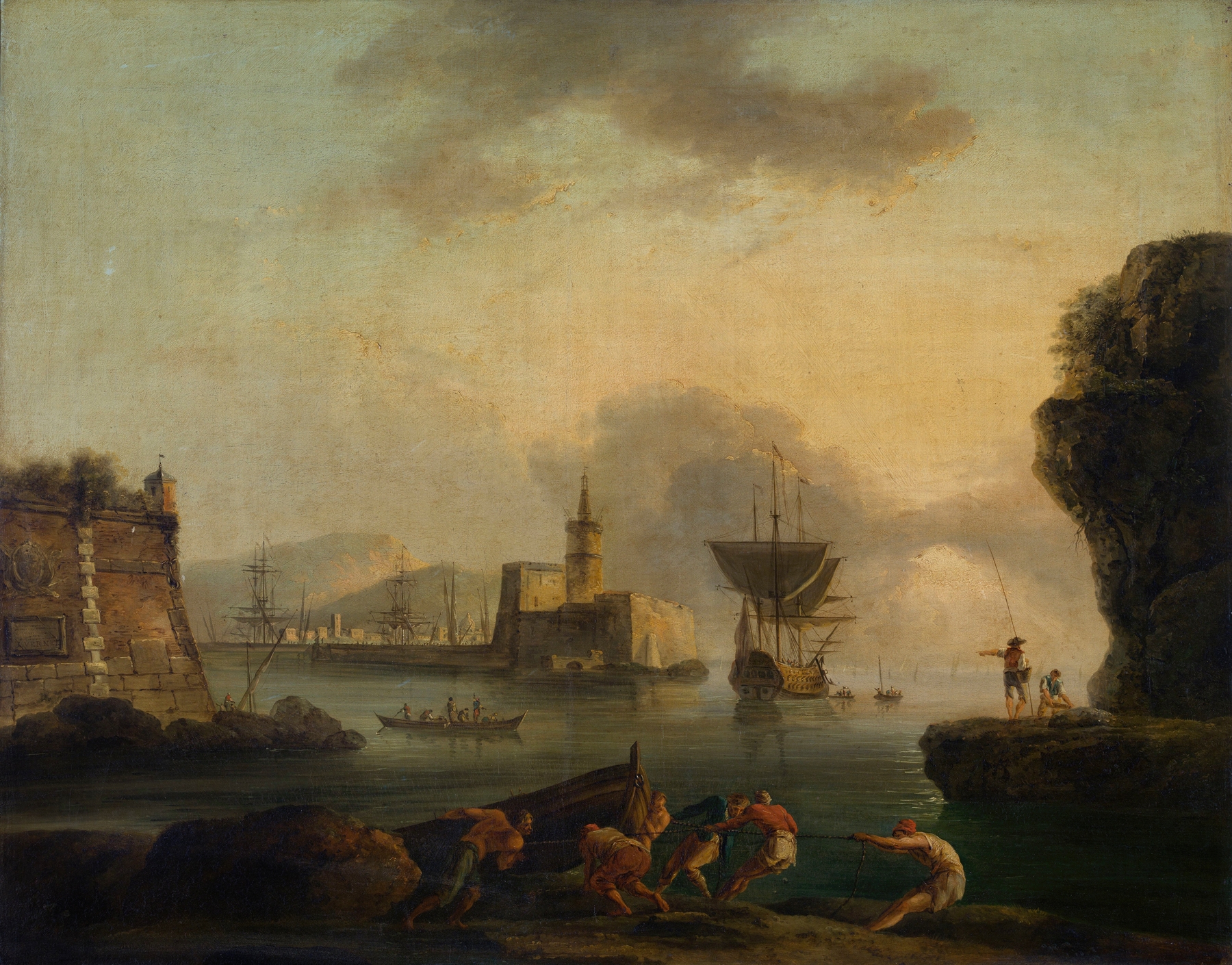 Naples, by Claude-Joseph Vernet, public domain
