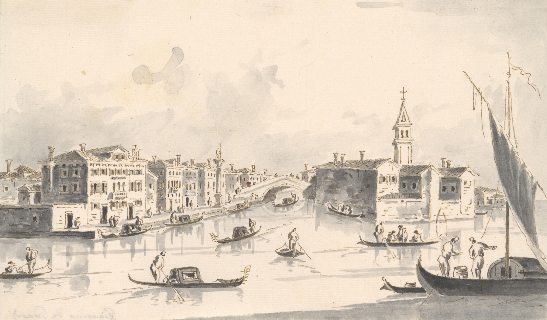 View of Murano, by Giacomo Guardi, public domain