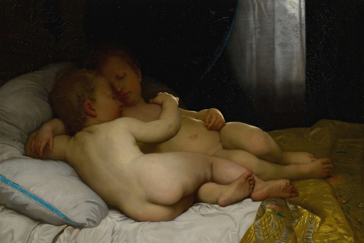 Les enfants endormis by William Bouguereau