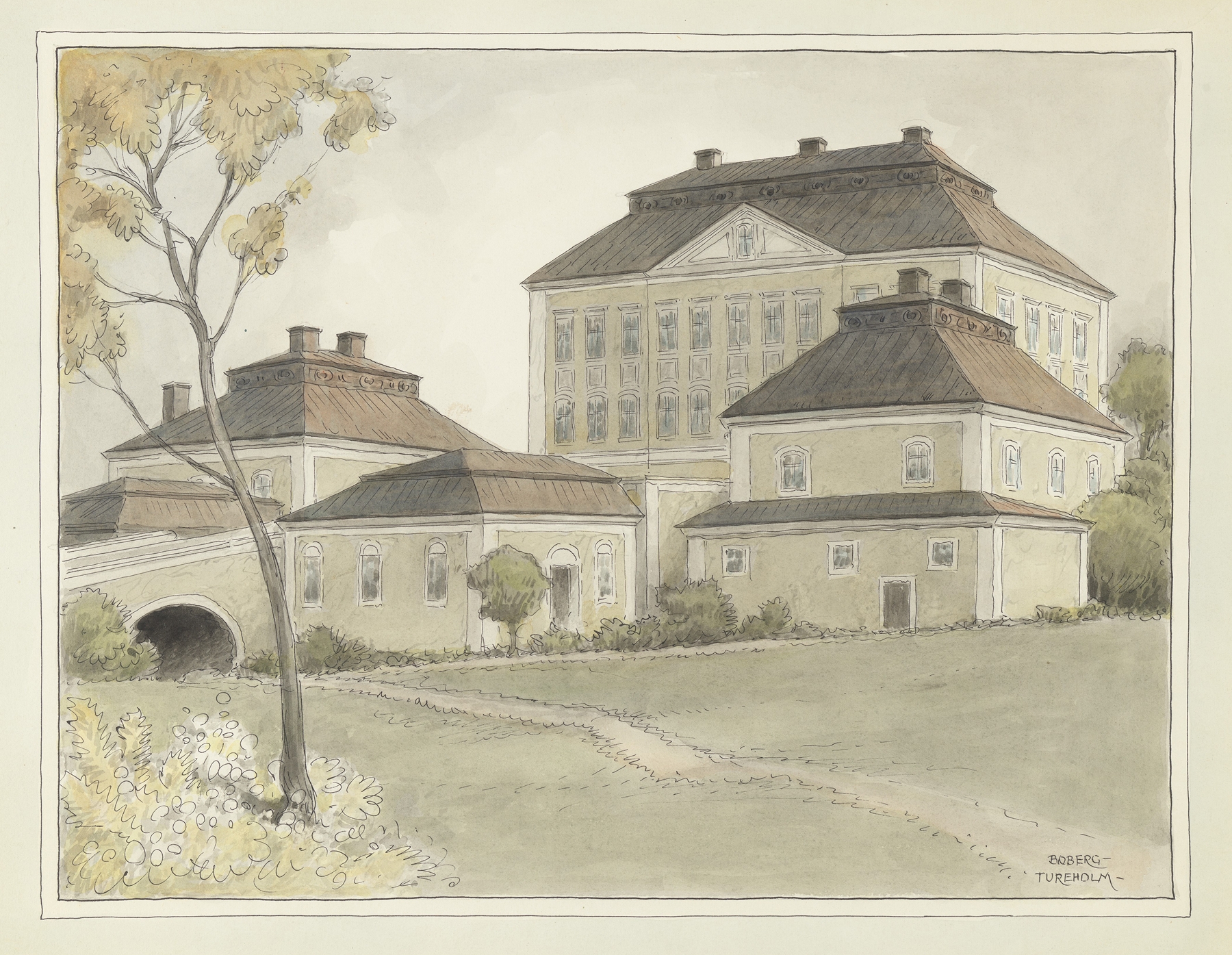 Tureholm, by Ferdinand Boberg, public domain
