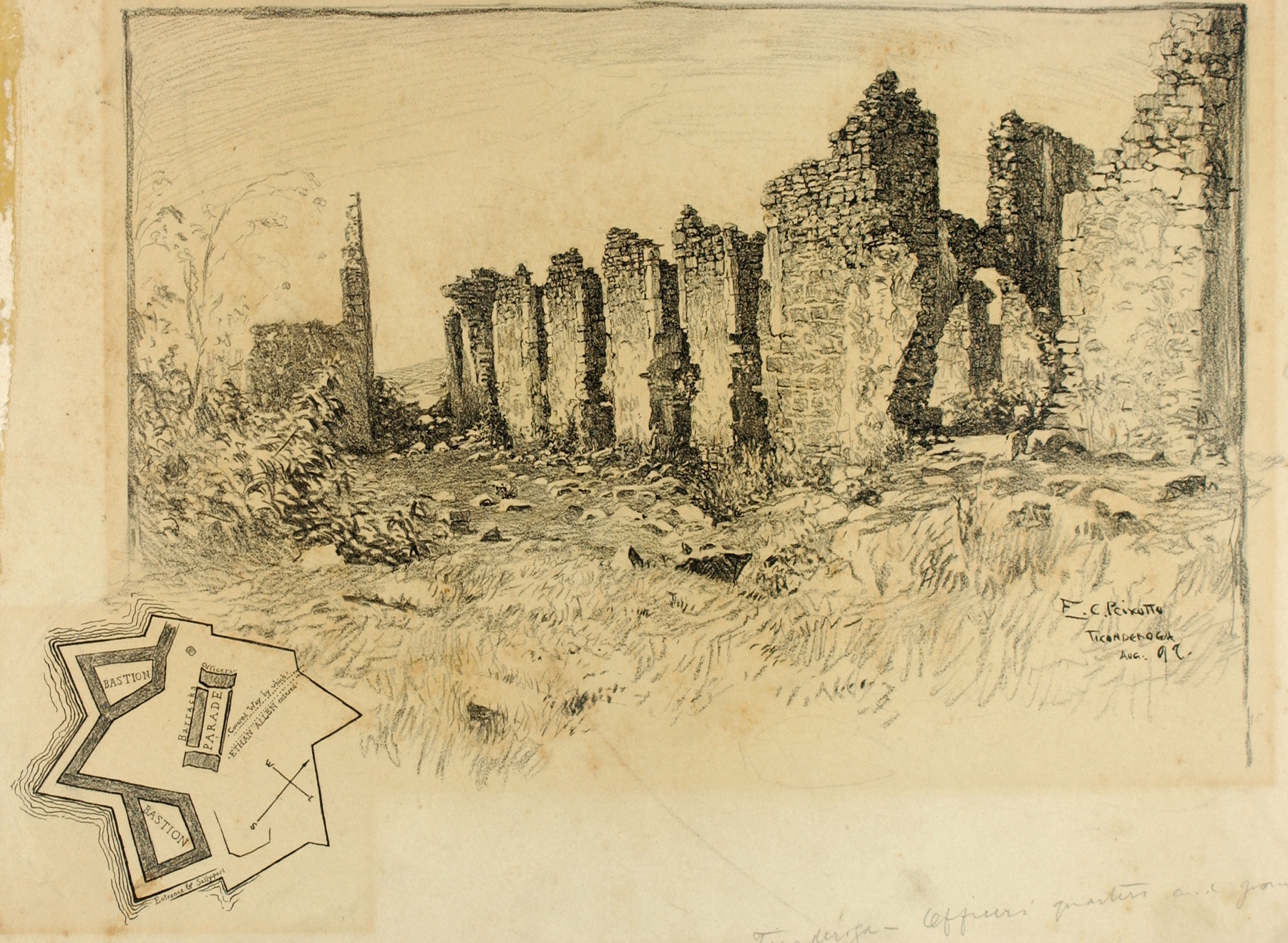 Ticonderoga, by Ernest Peixotto, public domain