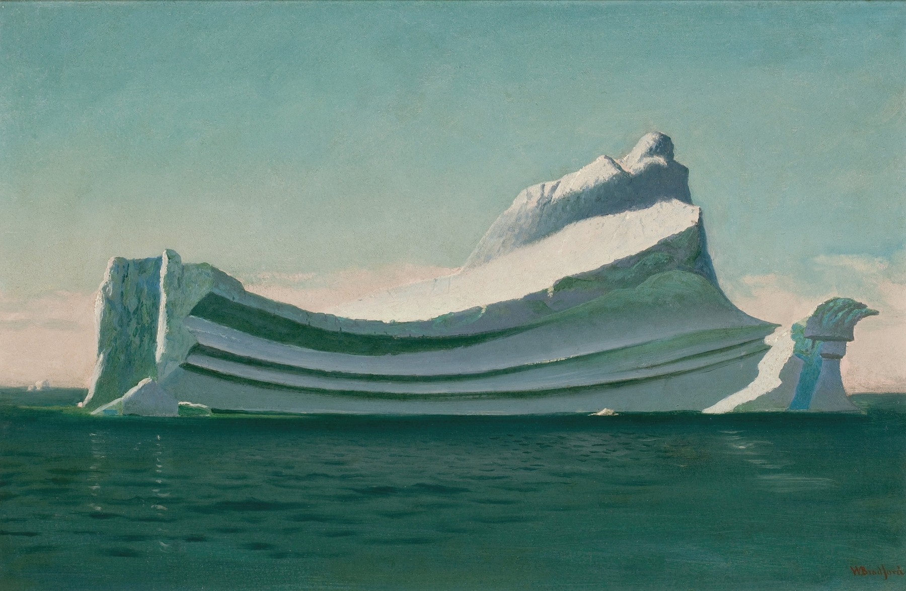 Iceberg, by William Bradford, public domain