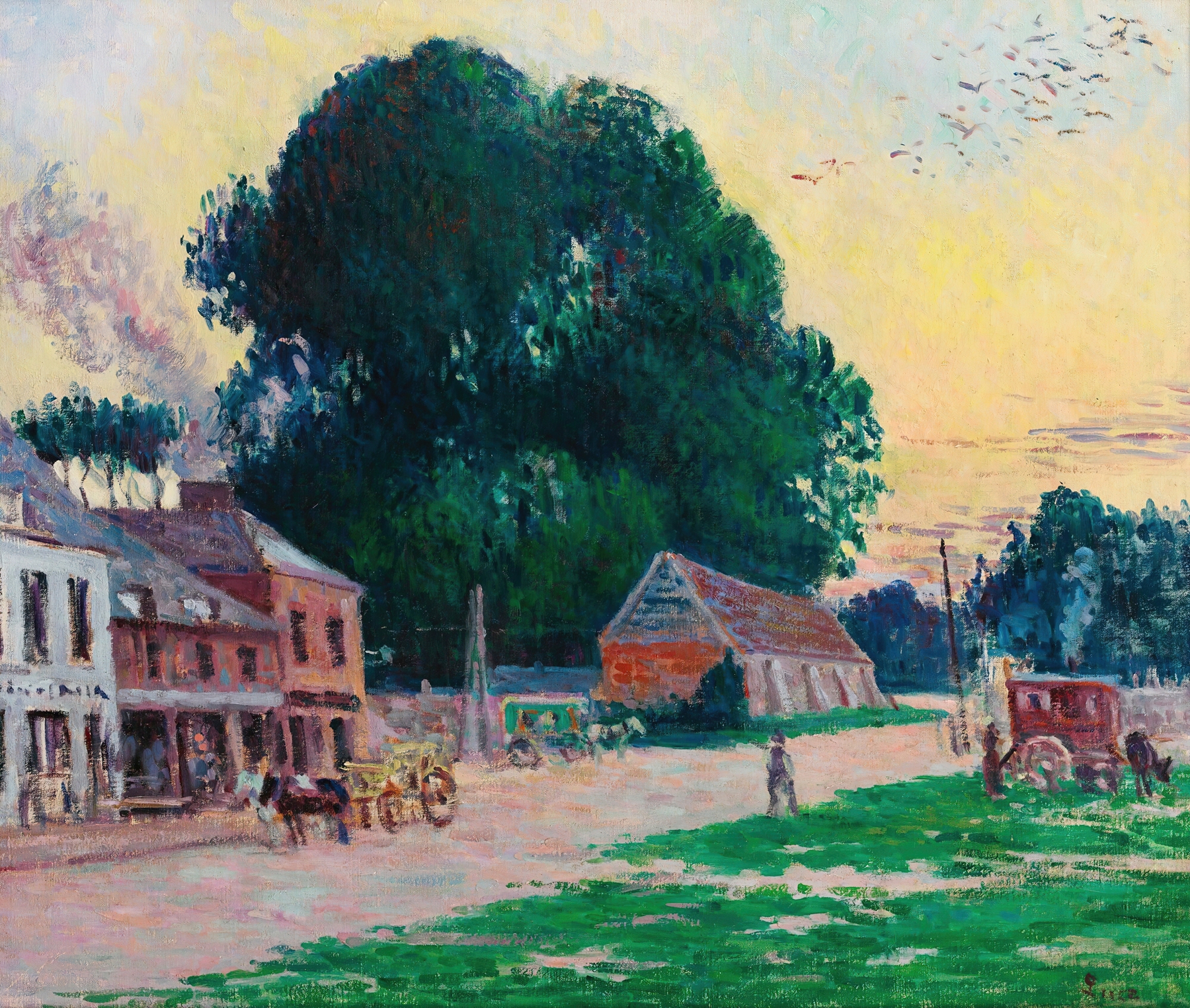 Paris, Le Quartier De Vaugirard, by Maximilien Luce, public domain