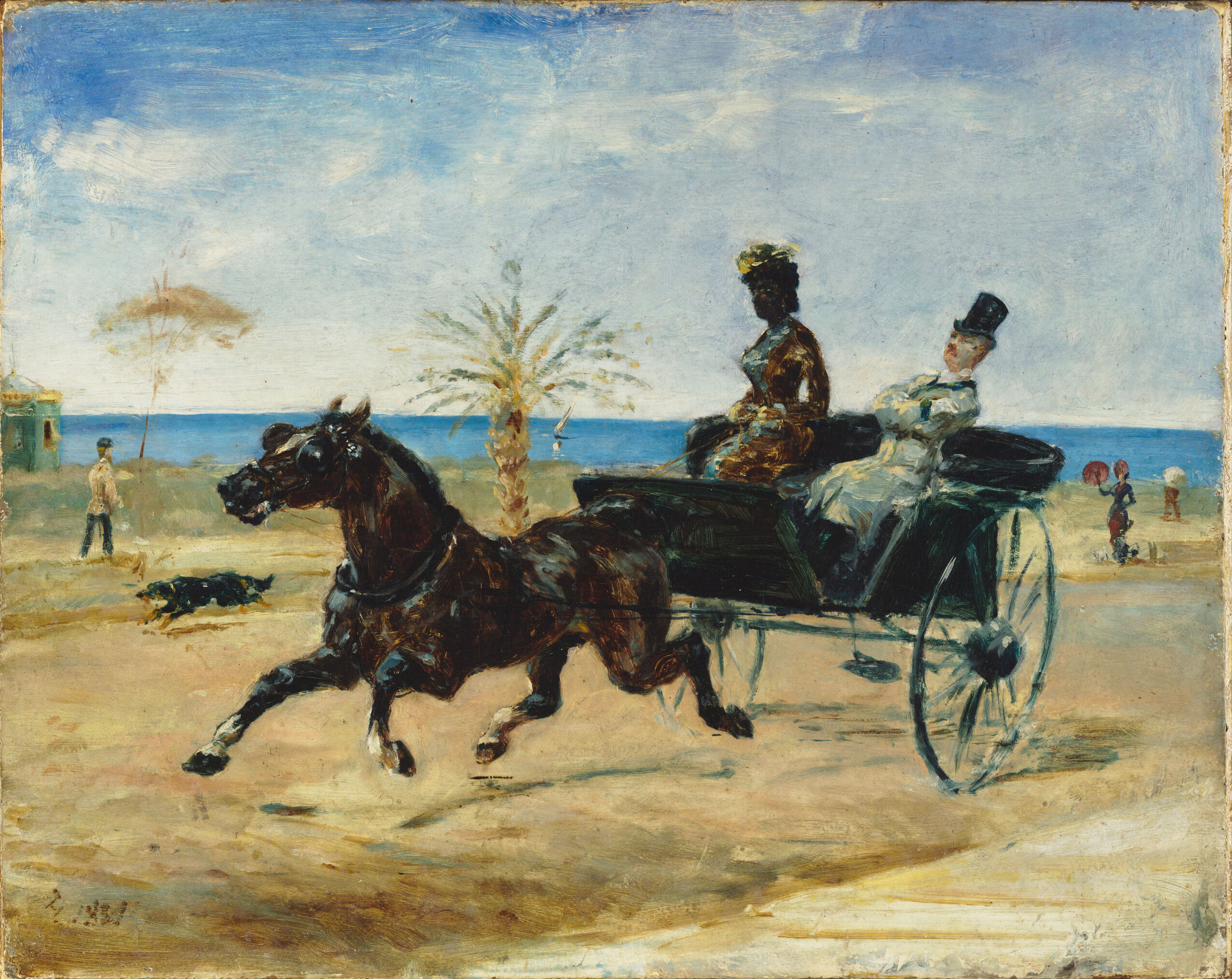 The Black Countess, by Henri de Toulouse-Lautrec, public domain