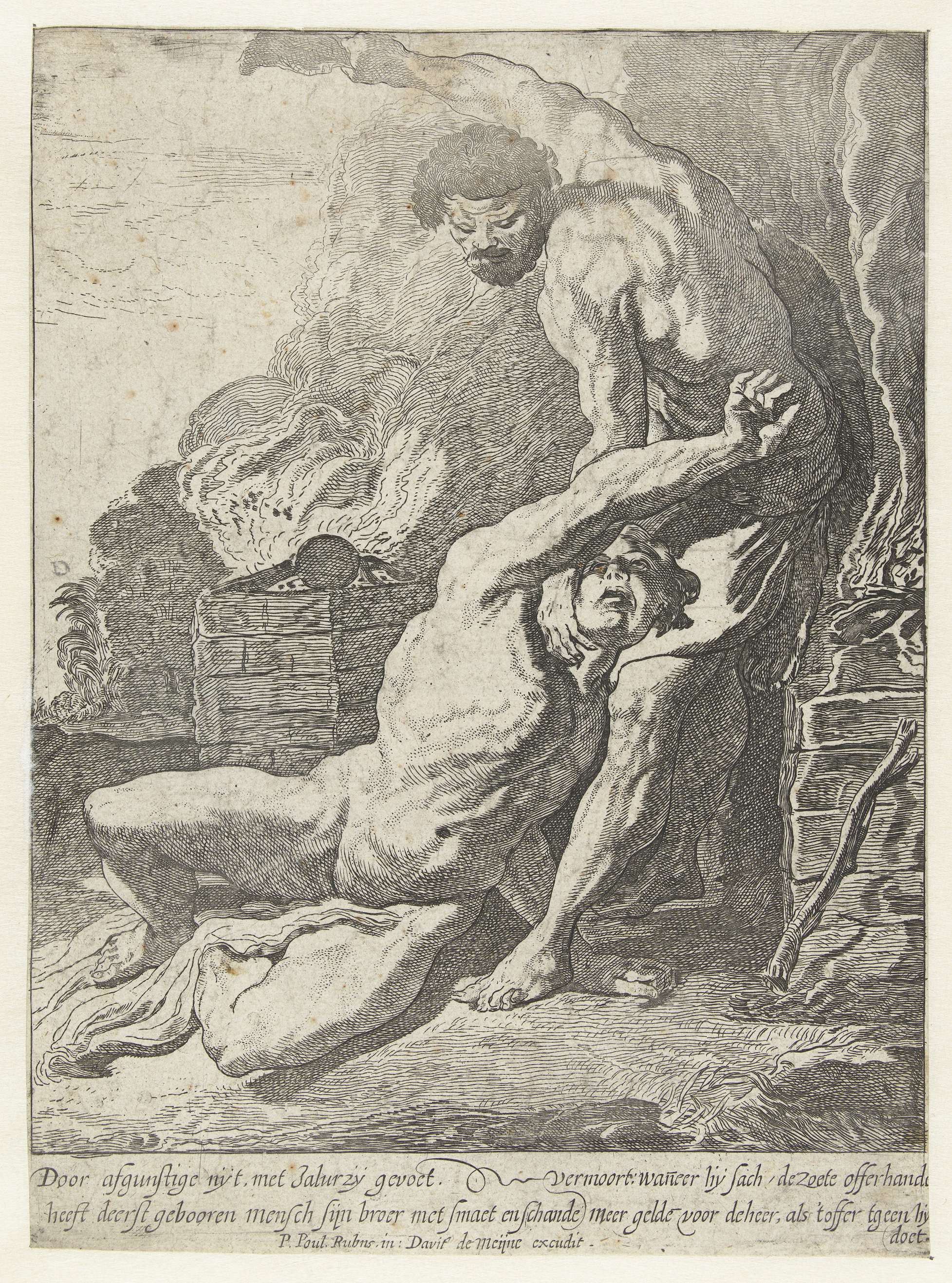 Kain doodt Abel, by Willem Pietersz Buytewech, public domain
