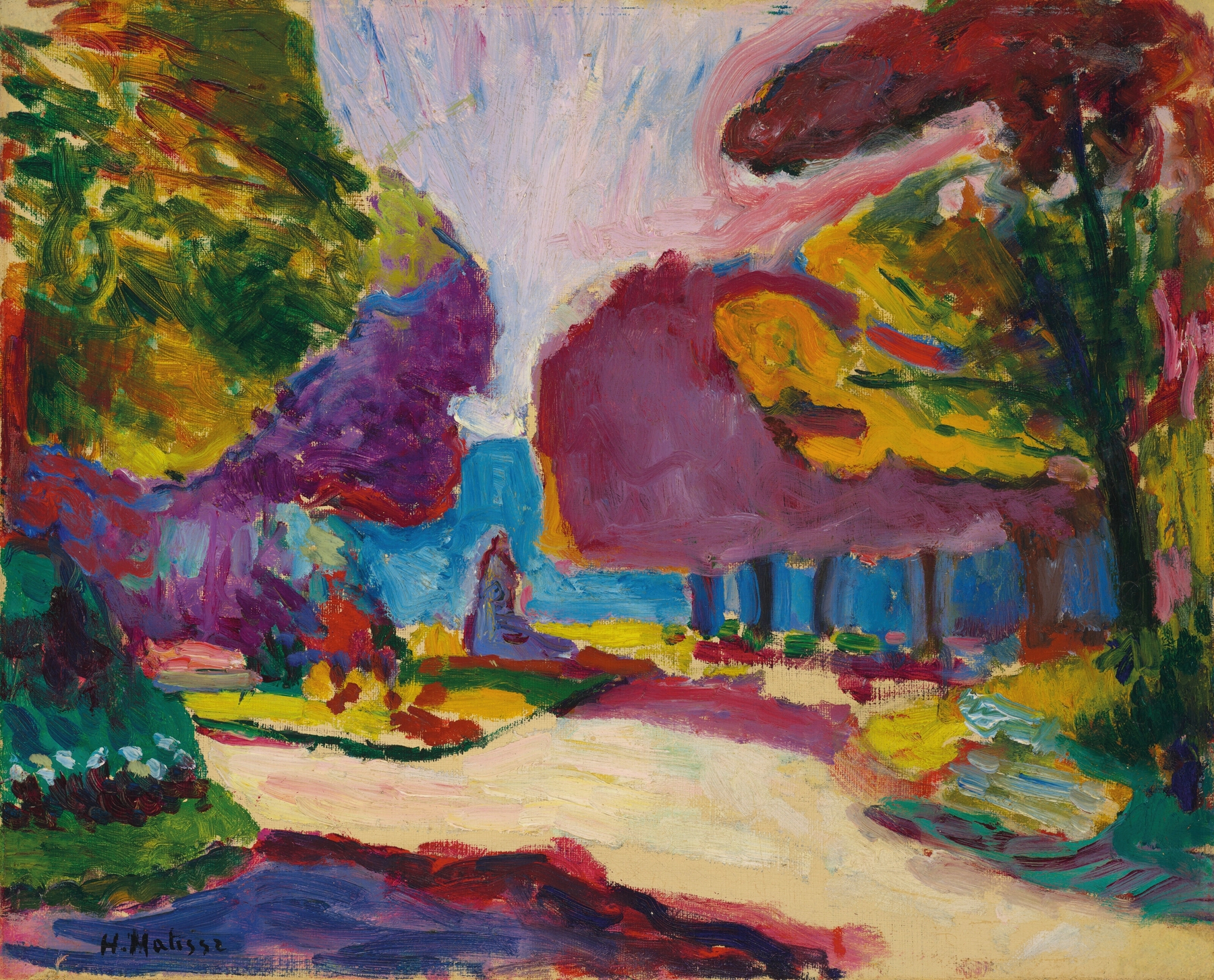 Jardin du Luxembourg, Paris, by Henri Matisse, public domain