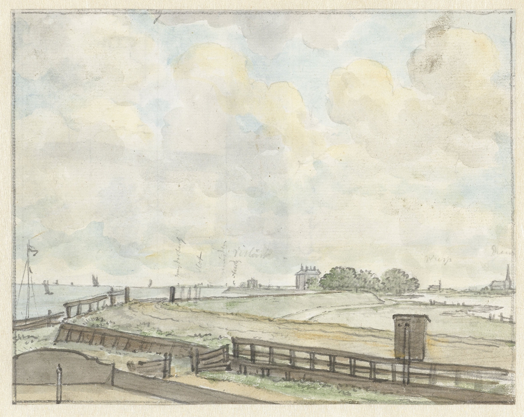 Dijkgezicht buiten Amsterdam, by Jurriaan Andriessen, public domain