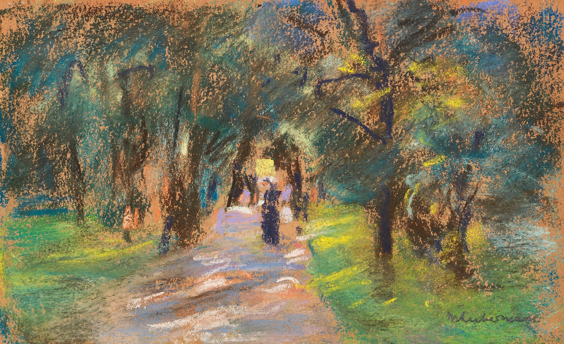 Sommerliche Allee, by Max Liebermann, public domain