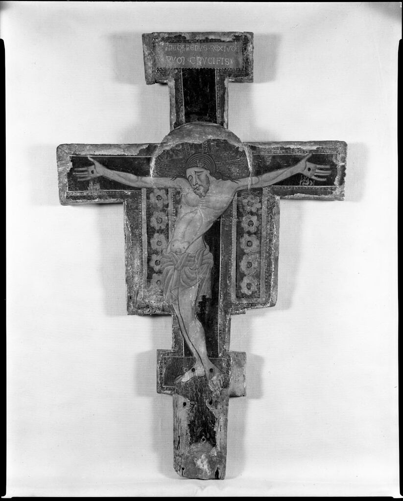 Crucifix, by Unidentified artist, public domain