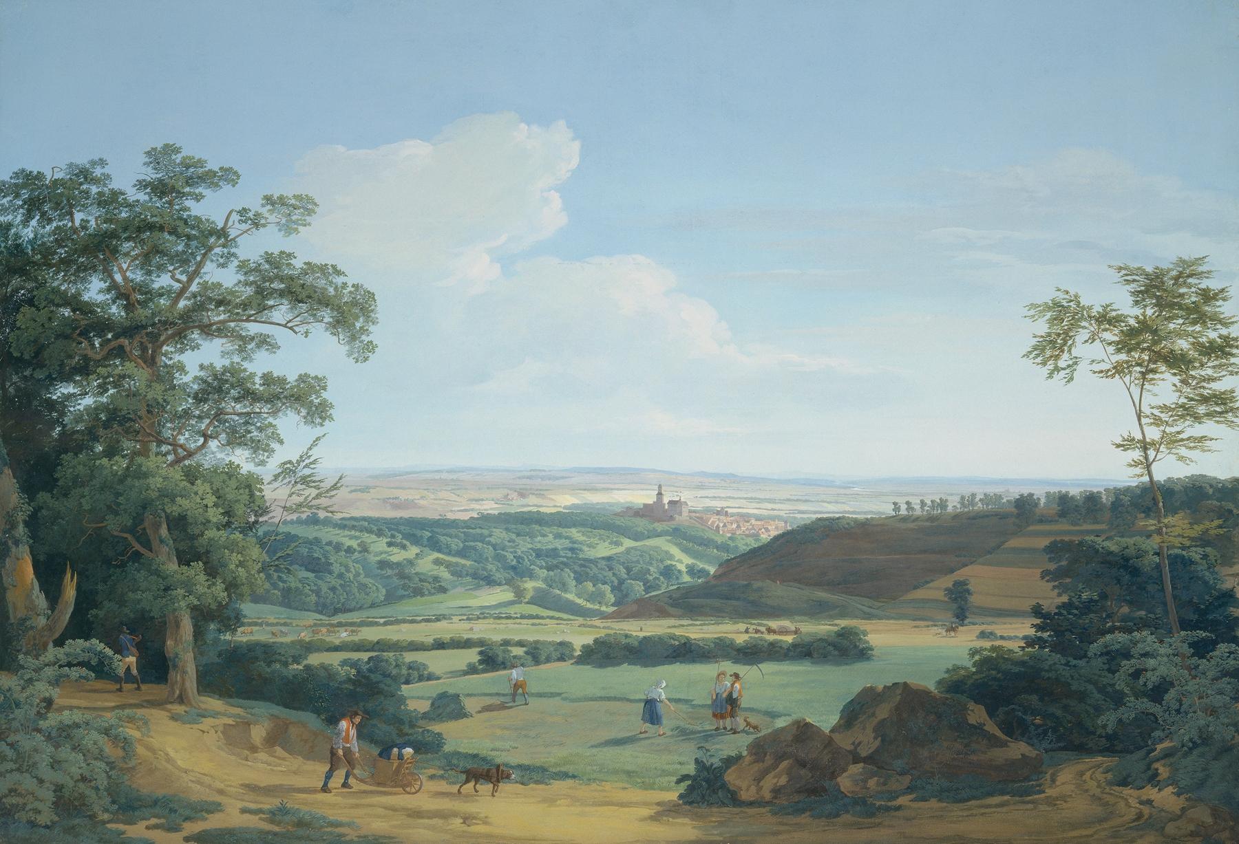 Kronberg in the Taunus, by Anton Radl, public domain