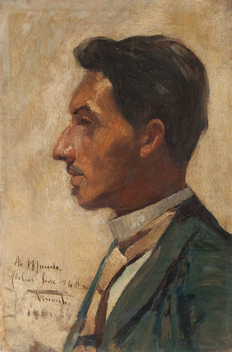Portrait of Macedo by Eliseu Visconti showcases a unique blend of colors and symbolism.