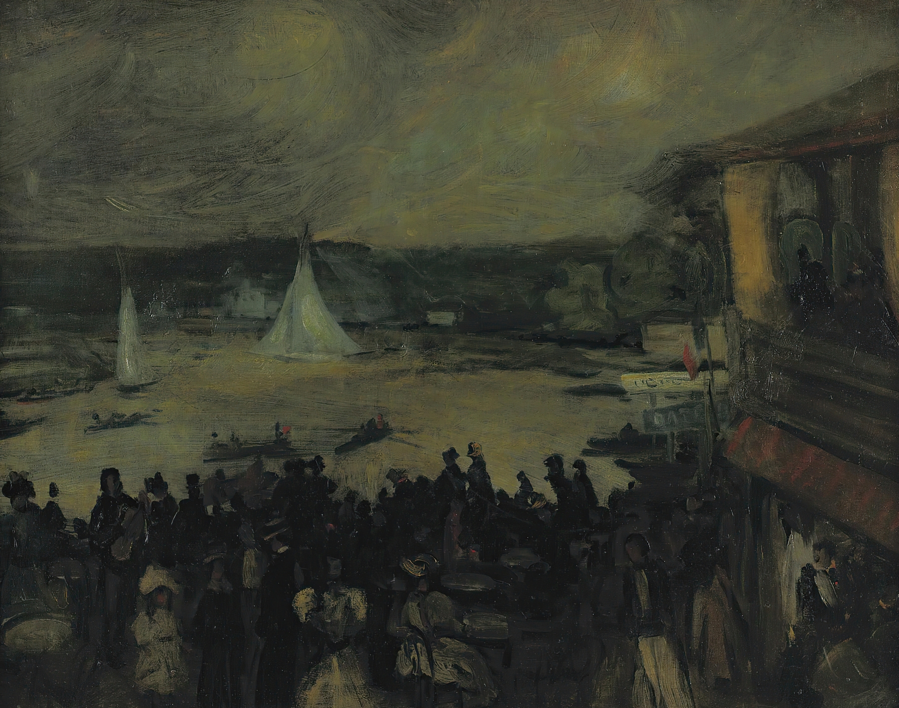 Sailing Boats – Paris, by William James Glackens, public domain