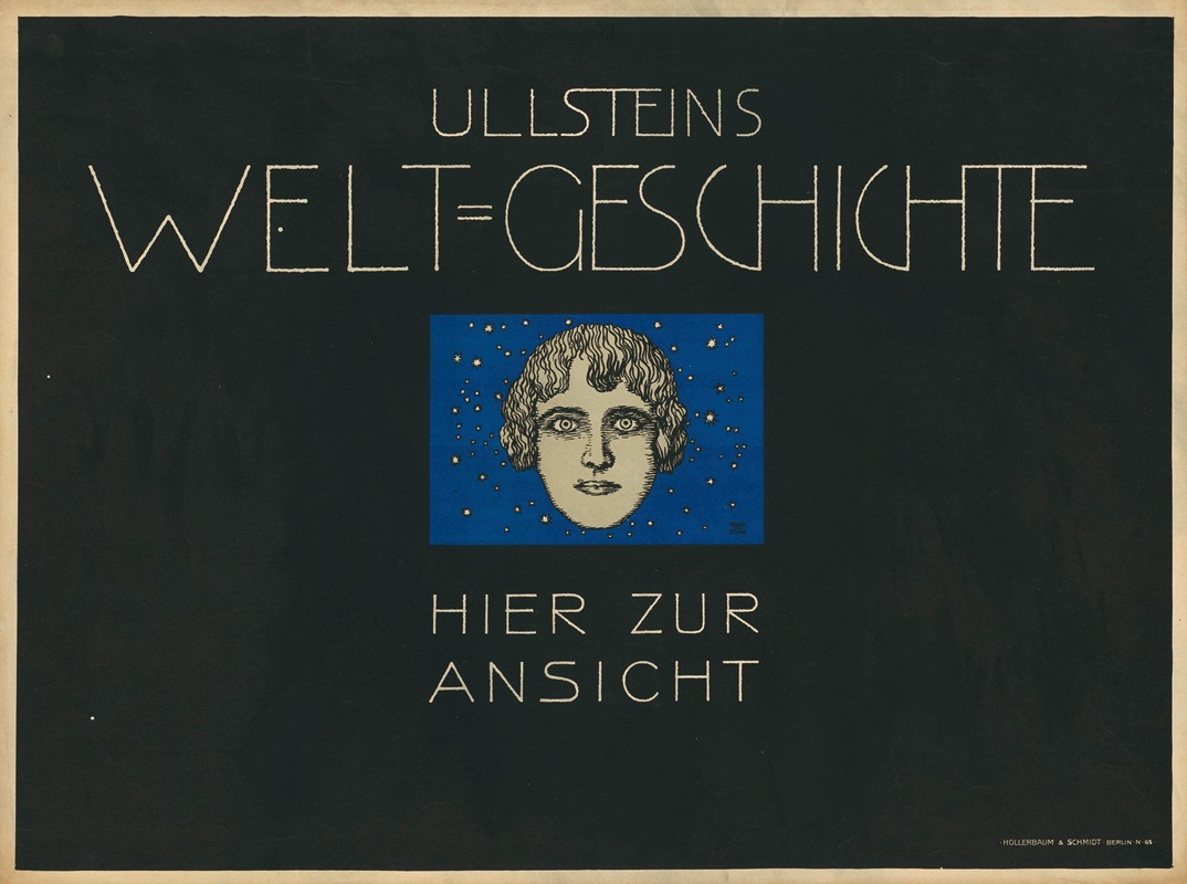 Franz von Stuck's 'Ullsteins Weltgeschichte' is a striking historical painting that captures the essence of its time.
