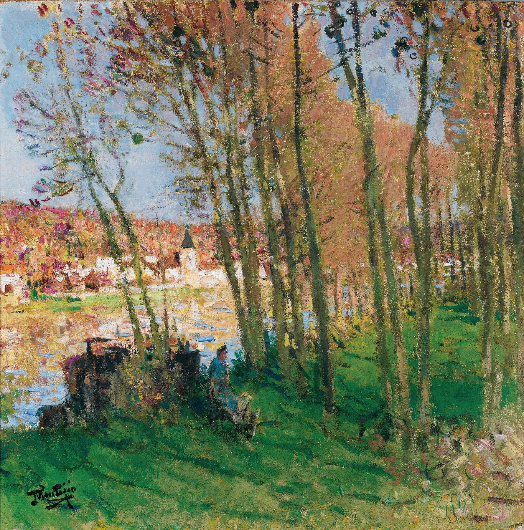 Bord De L’eau, by Pierre-Eugène Montézin, public domain