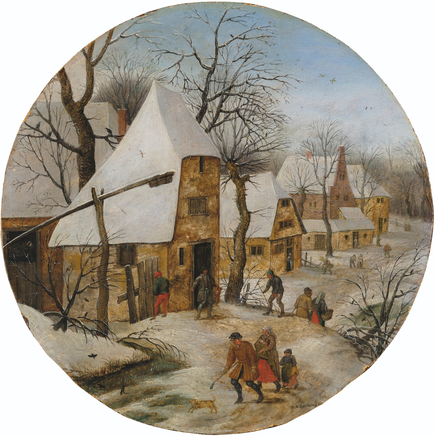 Winter, by Pieter Brueghel The Younger, public domain