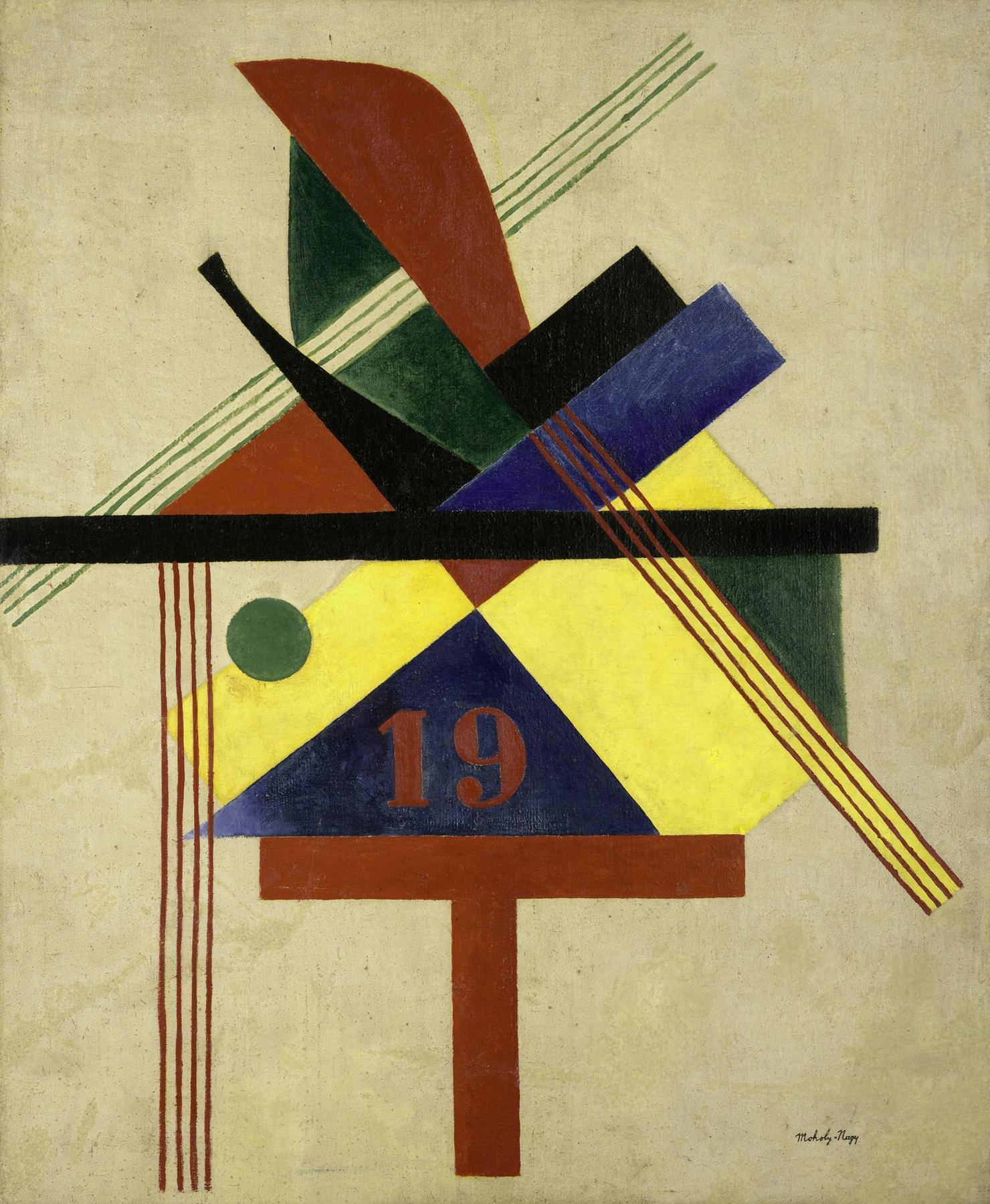19, by László Moholy-Nagy, public domain