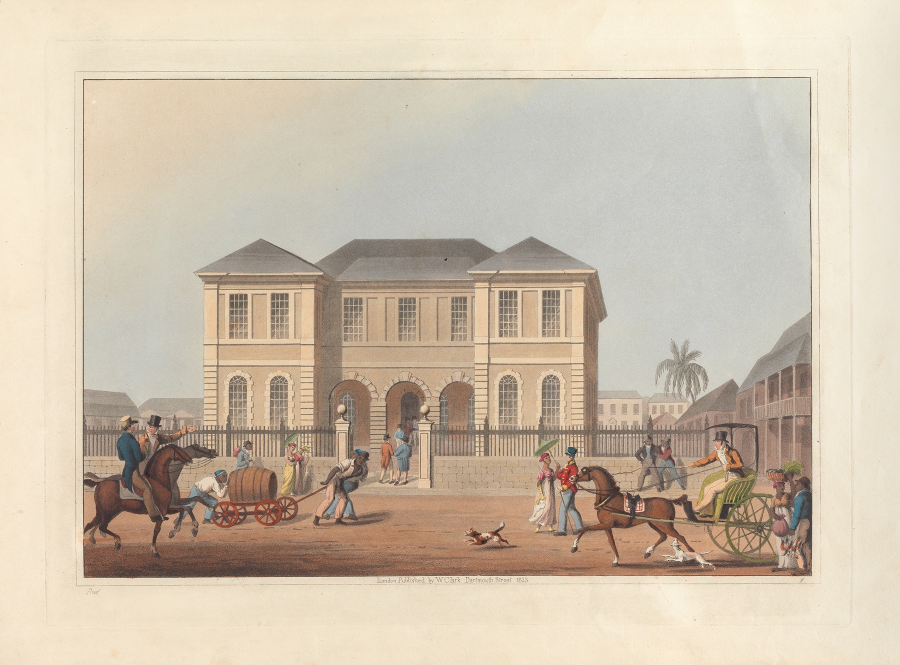 The Court House, by William A. V. Clark, public domain