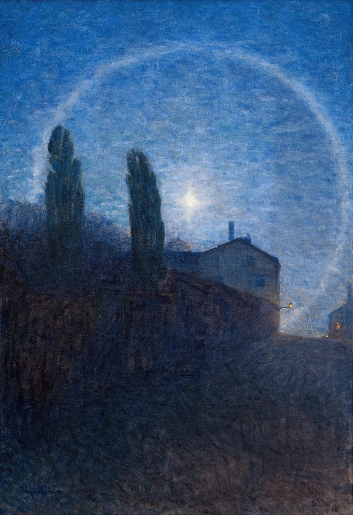 Lunar Halo, by Eugène Jansson, public domain