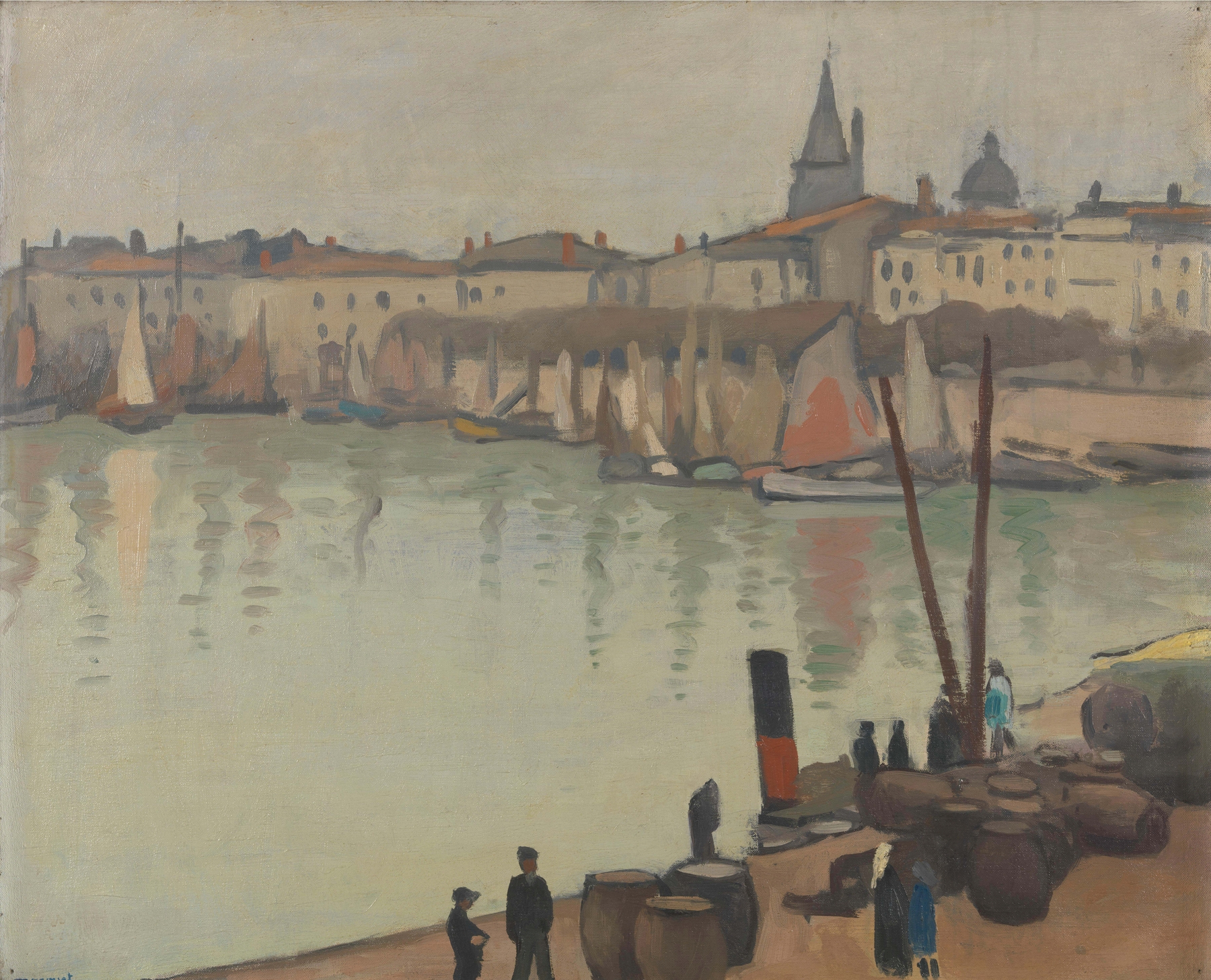 Port of La Rochelle, by Albert Marquet, public domain