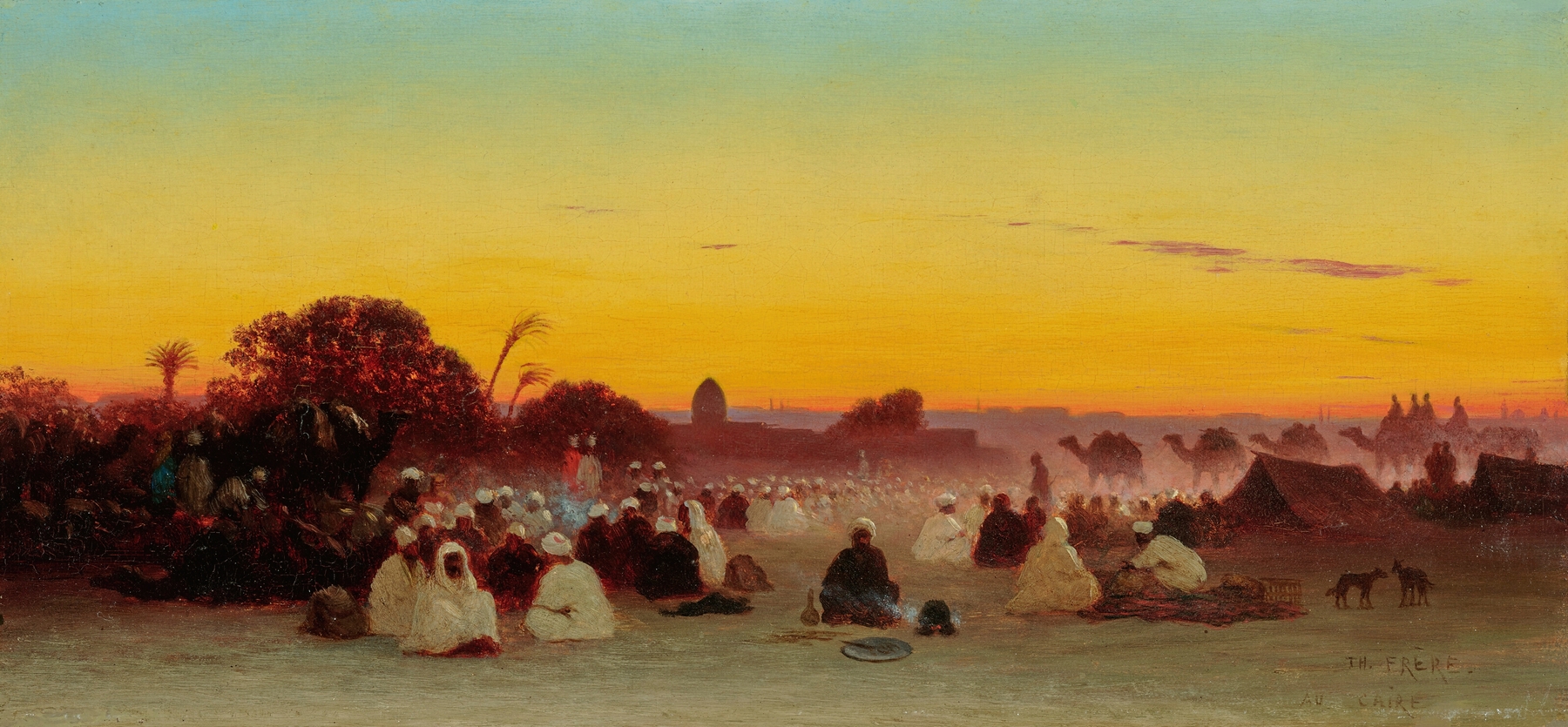 Au Cairo, by Charles Théodore Frère, public domain