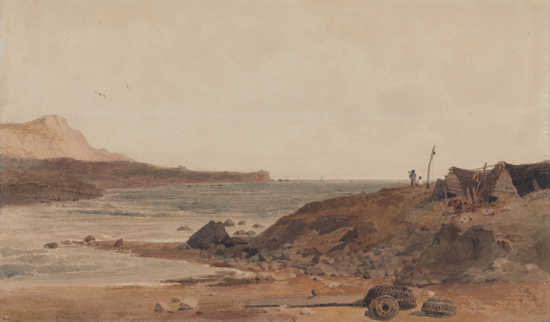 Coast Scene, by Peter DeWint, public domain