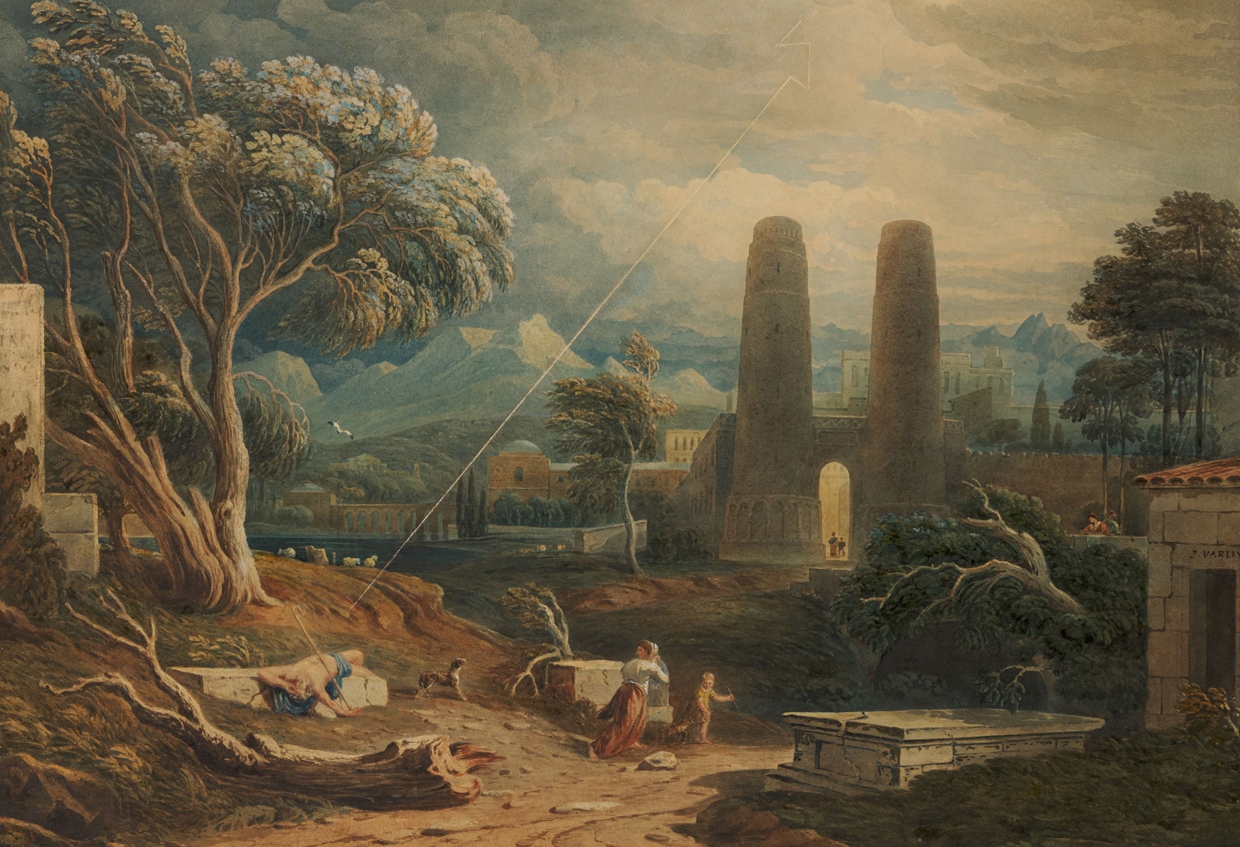 A Thunder Storm, by John Varley, public domain