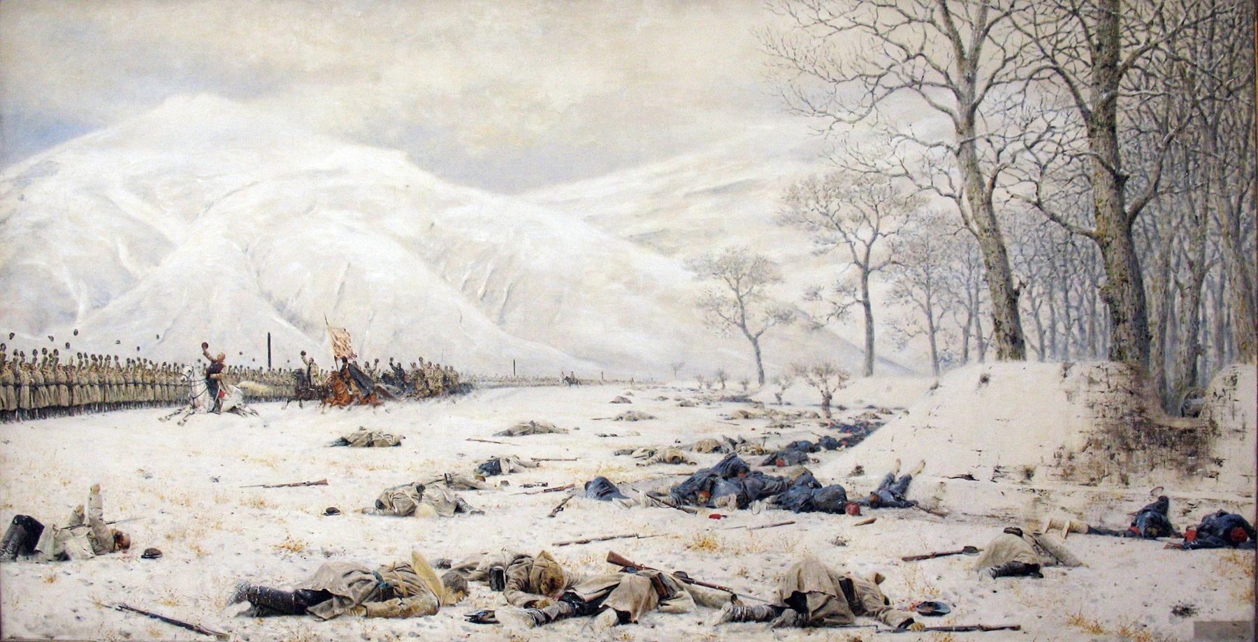 Battlefield at the Shipka, by Vasily Vereshchagin, public domain