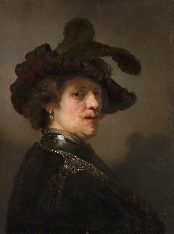 Rembrandt's 'Tronie' of a Man with a Feathered Beret captures a unique character study.