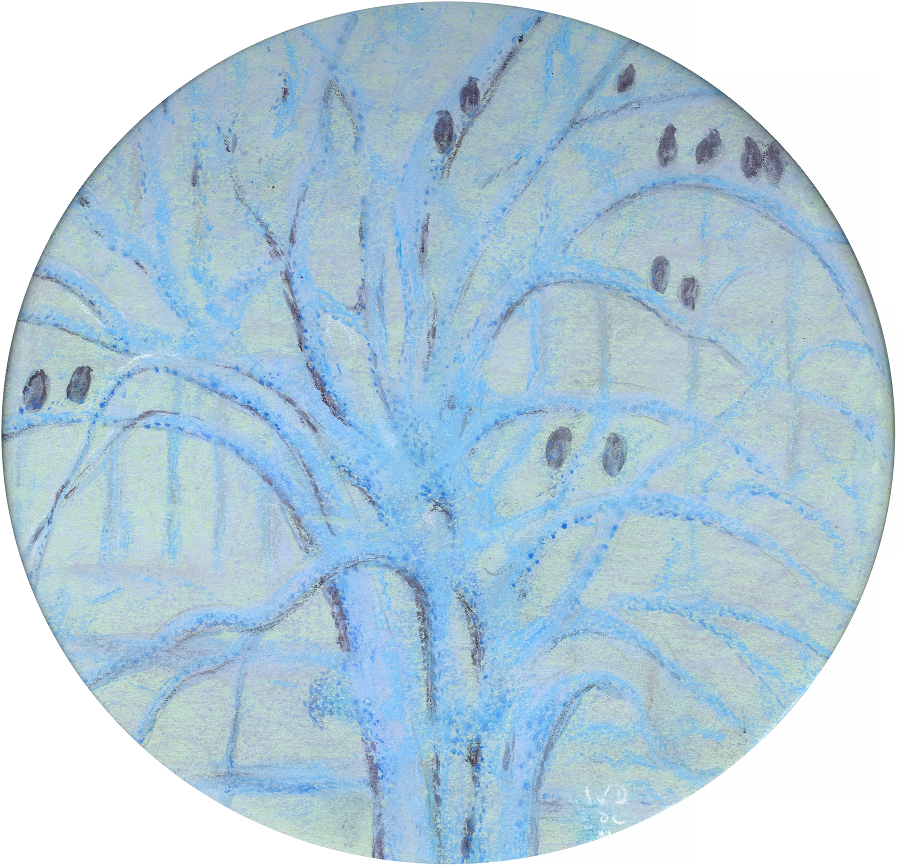 Snow landscape by William Degouve de Nuncques, medium unknown