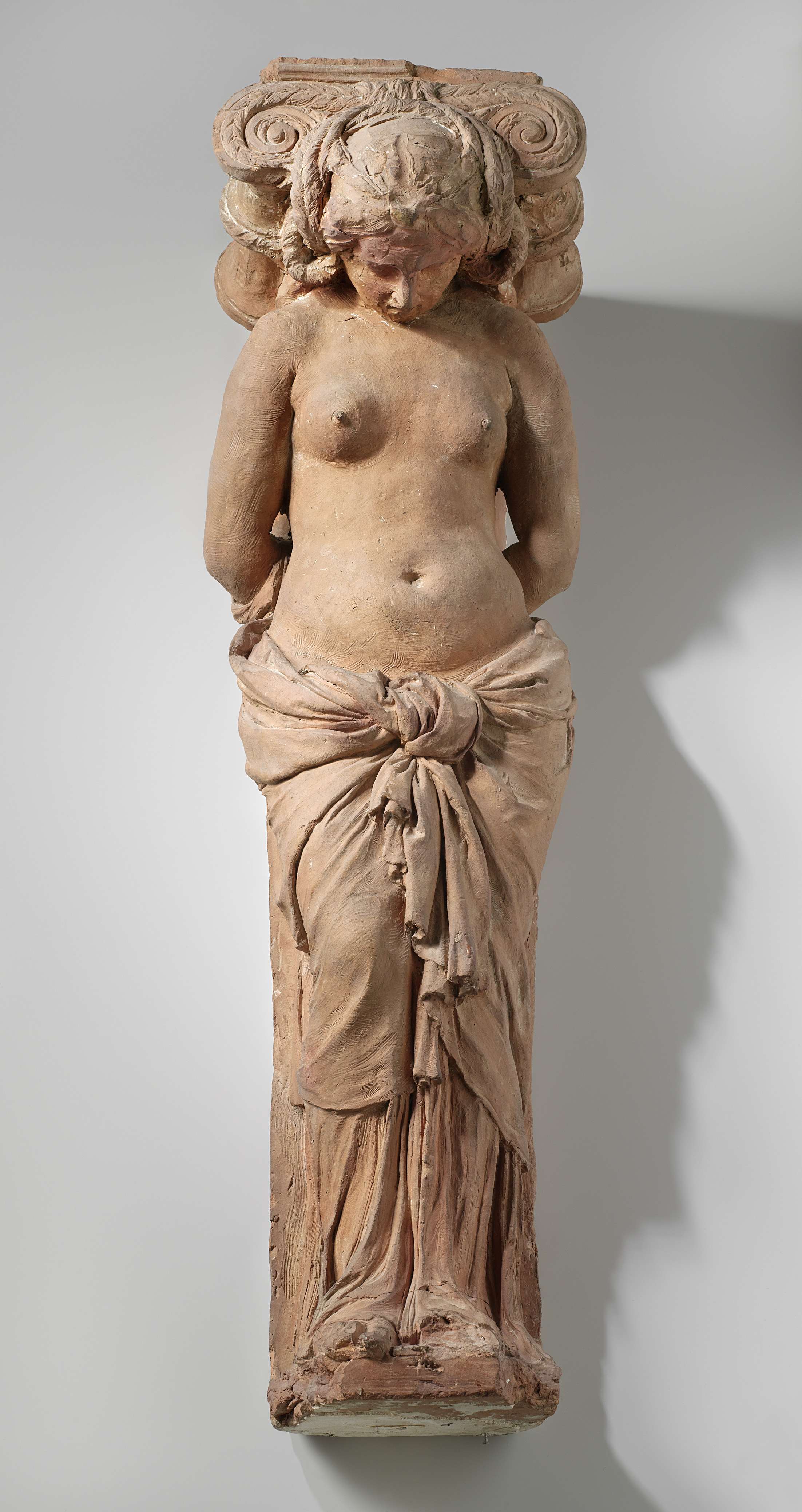 Weeping and captive caryatids: Remorse and Penance, by Artus Quellinus (I), public domain