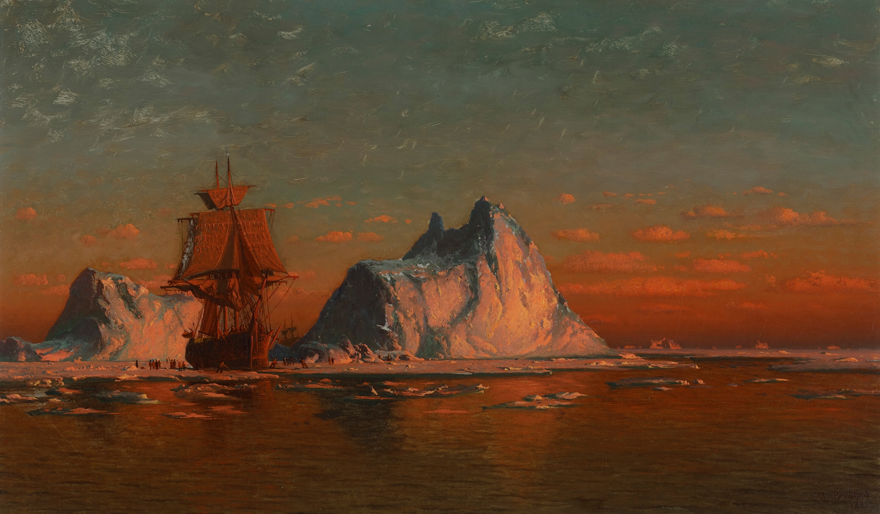 Return of the Labrador Fishermen, by William Bradford, public domain