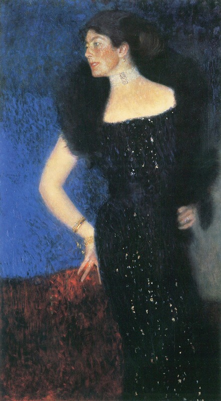 Portrait of Rose von Rosthorn-Friedmann by Gustav Klimt showcases intricate patterns and vibrant colors.