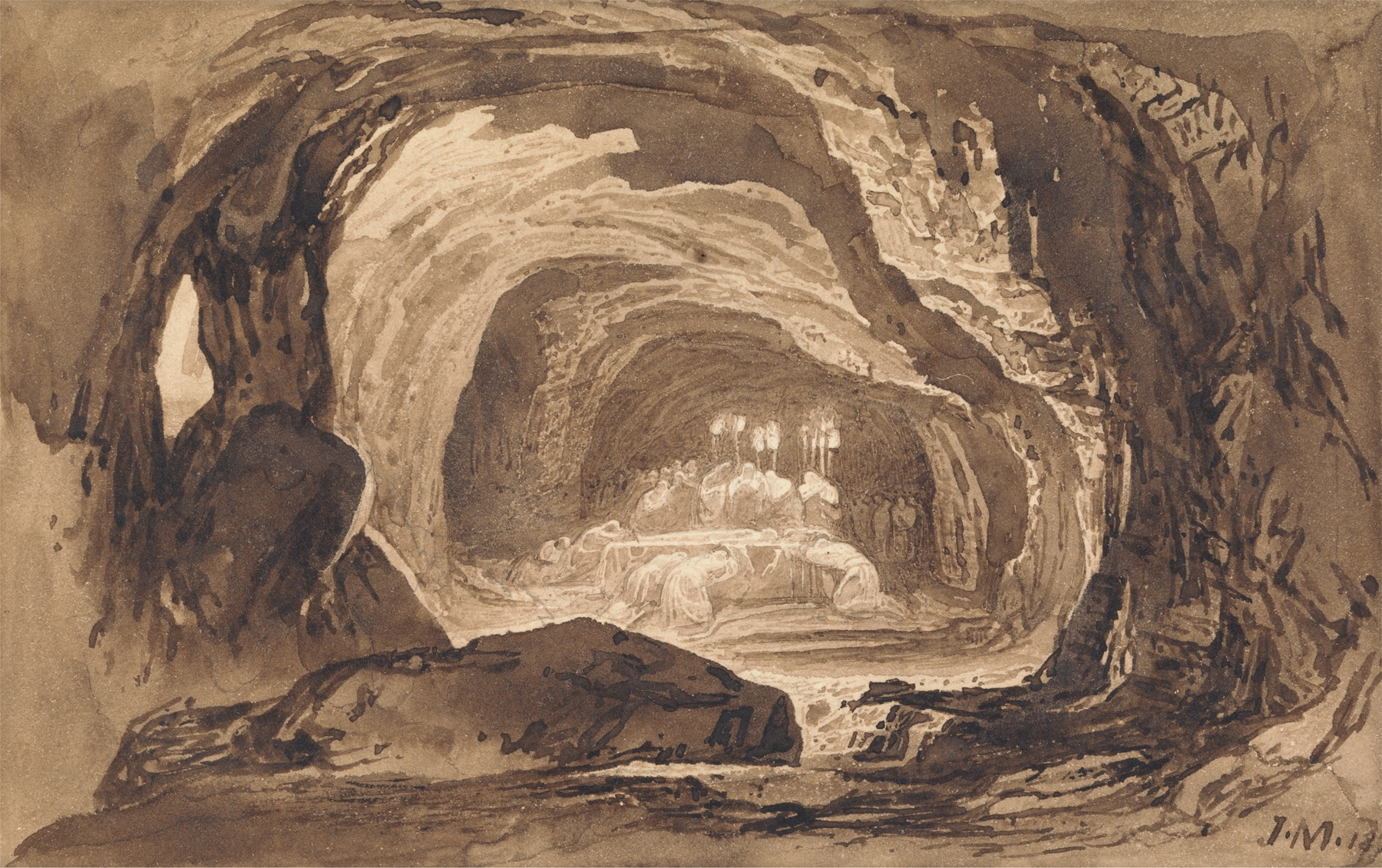 Burial of Sarah, by John Martin, public domain