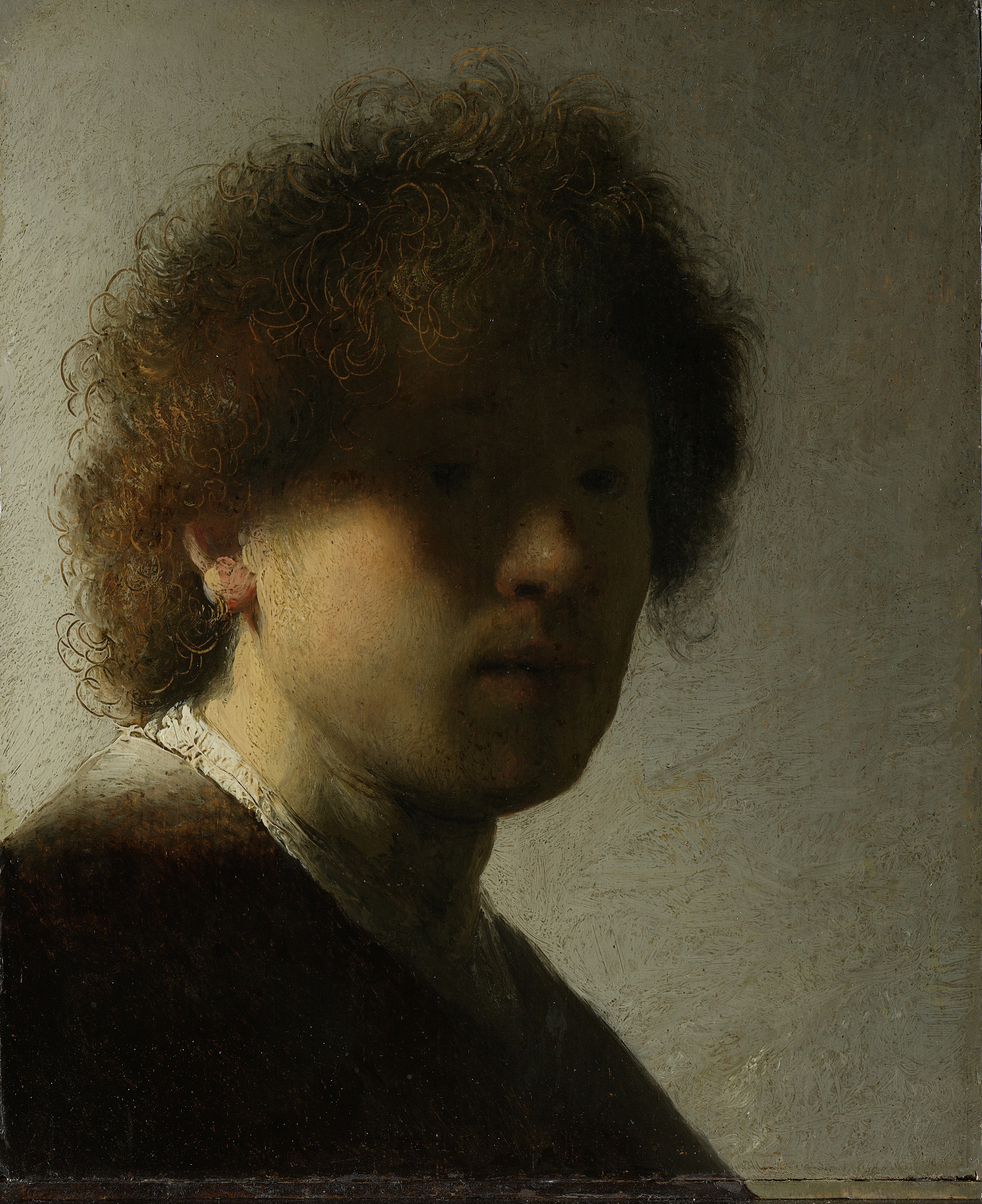 Self-portrait, by Rembrandt van Rijn, public domain