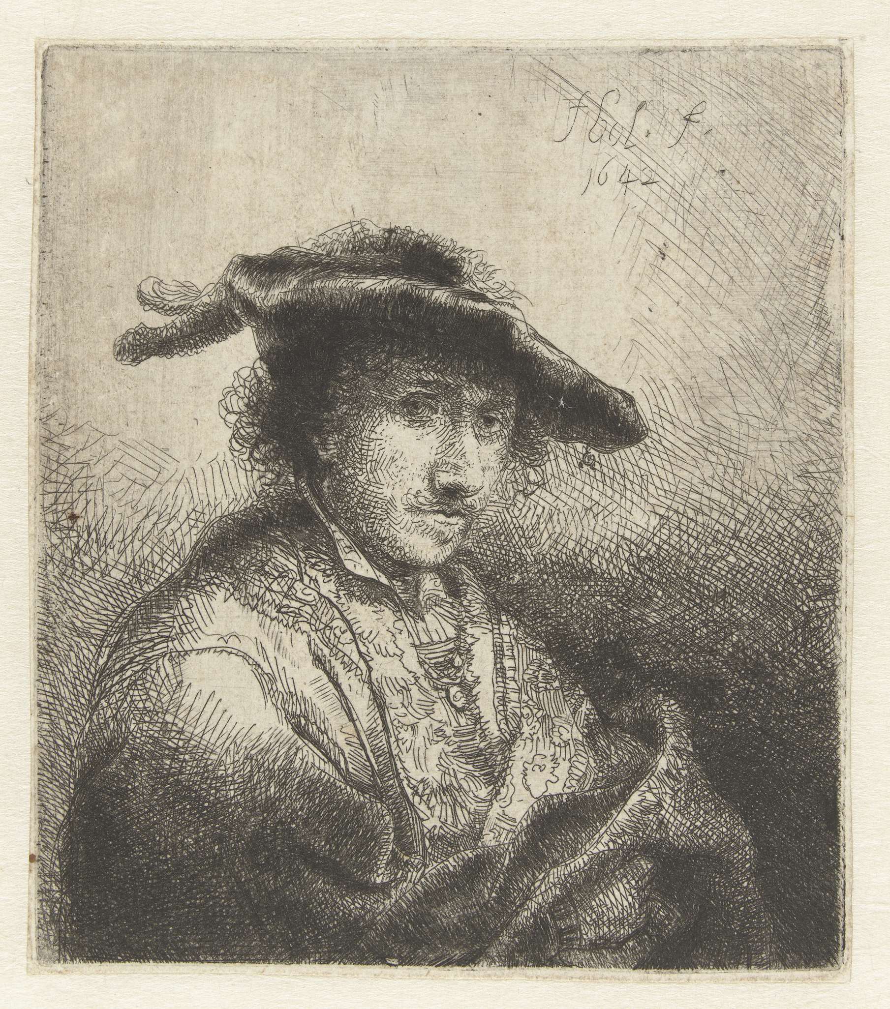 Jongen met een baret, by Ferdinand Bol, public domain