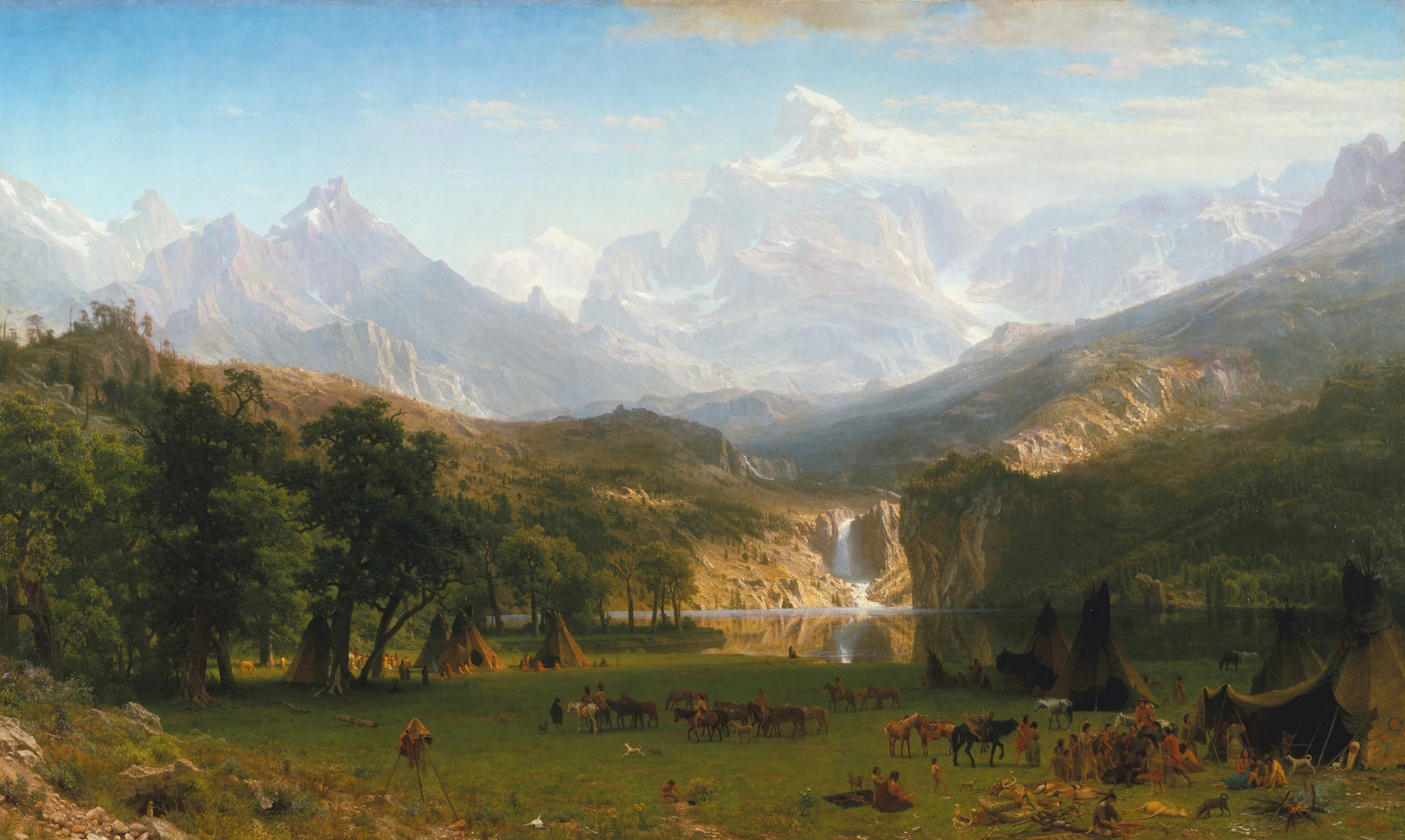 The Rocky Mountains, Lander’s Peak, by Albert Bierstadt, public domain