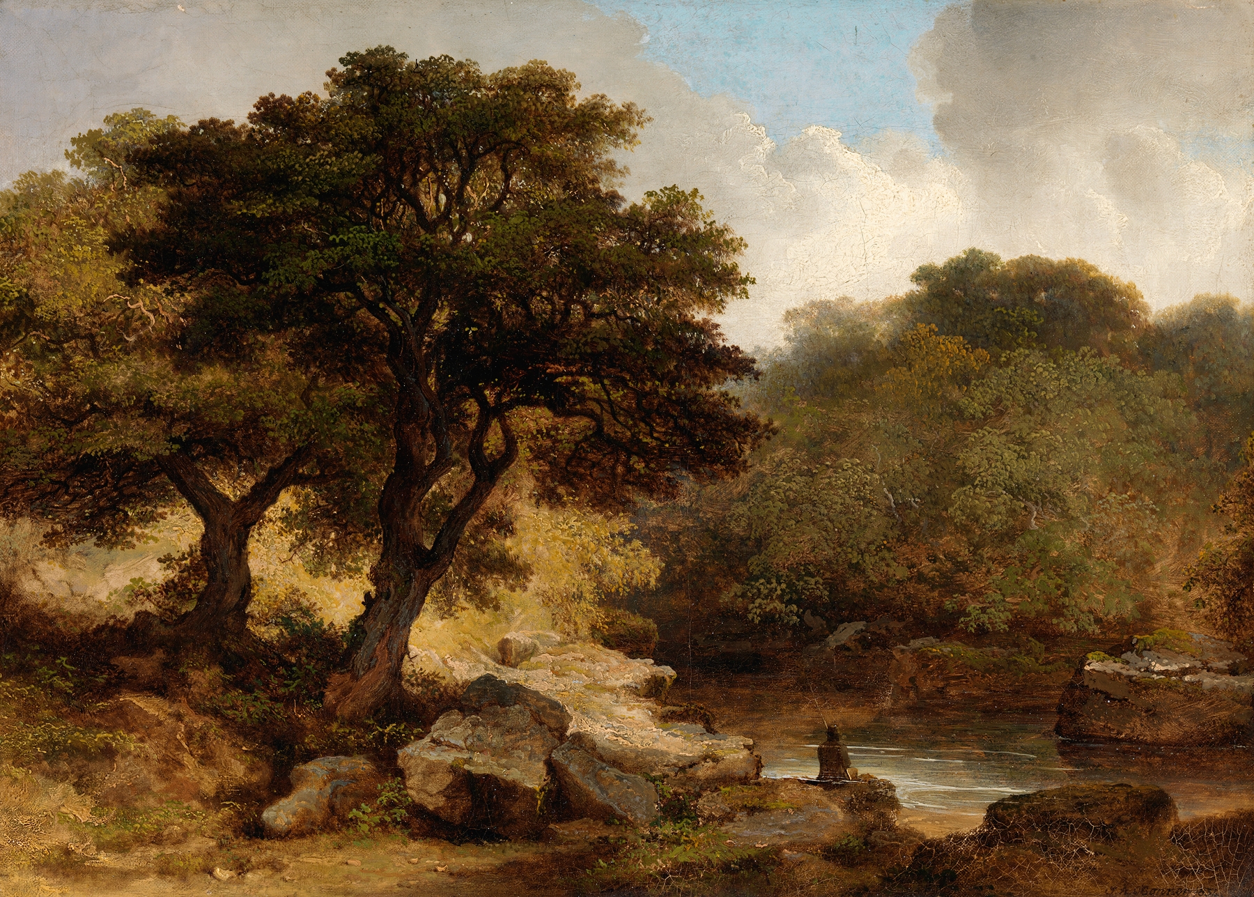 Landscape of the Glen of the Dargle by James Arthur O'Connor, oil painting