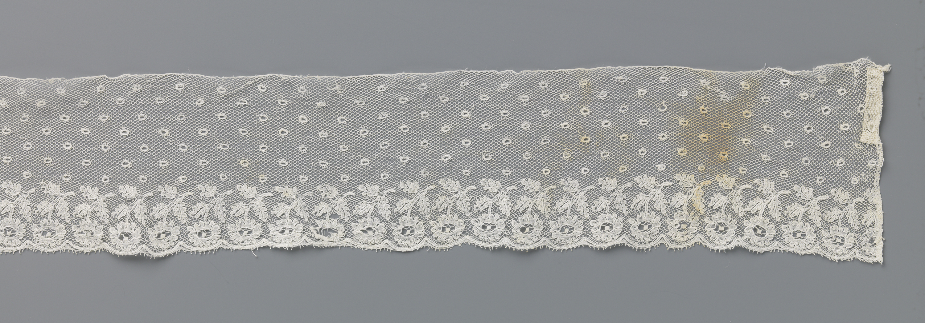 Lace artwork featuring daisies by Unknown Artist