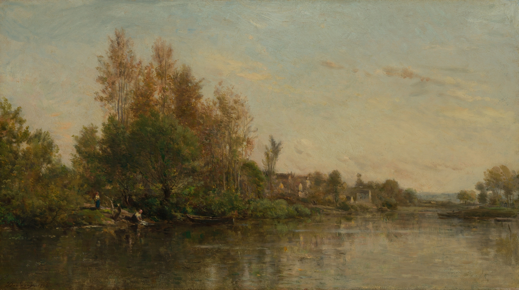The Banks of the Oise, by Charles François Daubigny, public domain