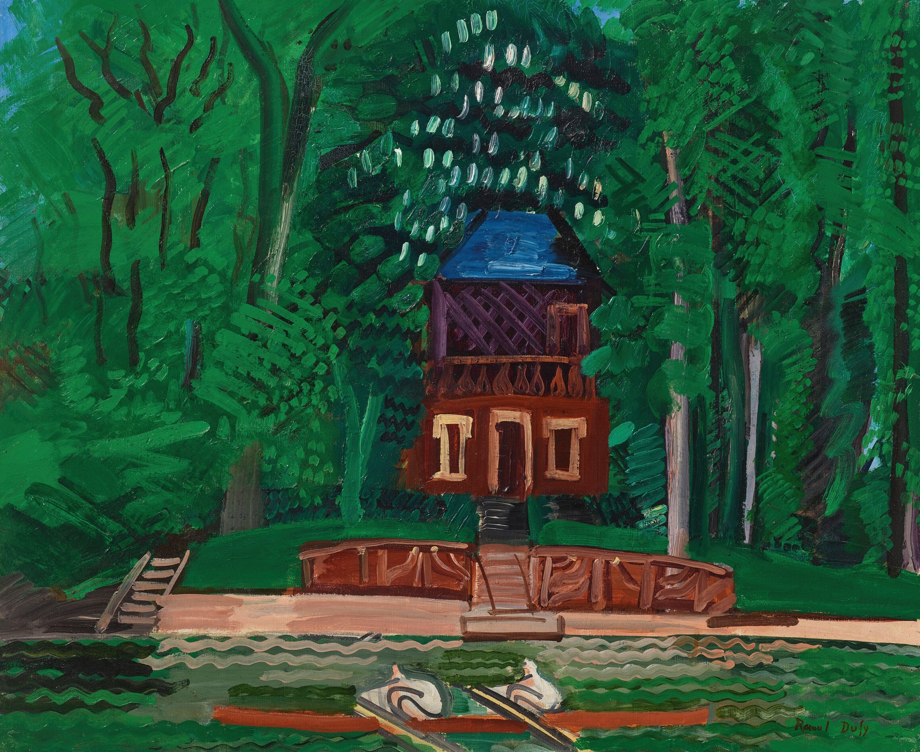 Les canotiers sur la Marne, by Raoul Dufy, public domain