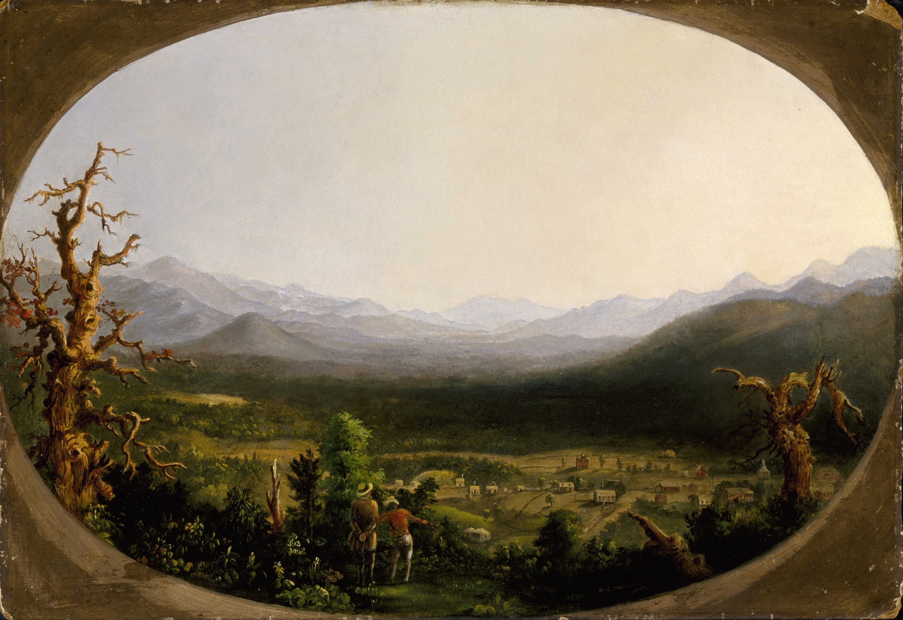 A View of Asheville, North Carolina, by Robert S. Duncanson, public domain