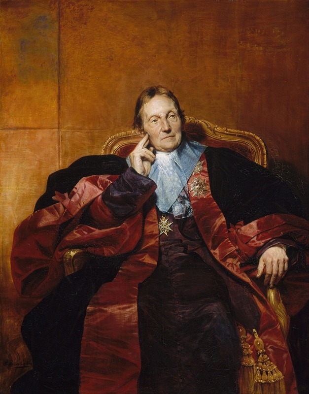 Portrait of Marquis de Pastoret by Paul Delaroche.