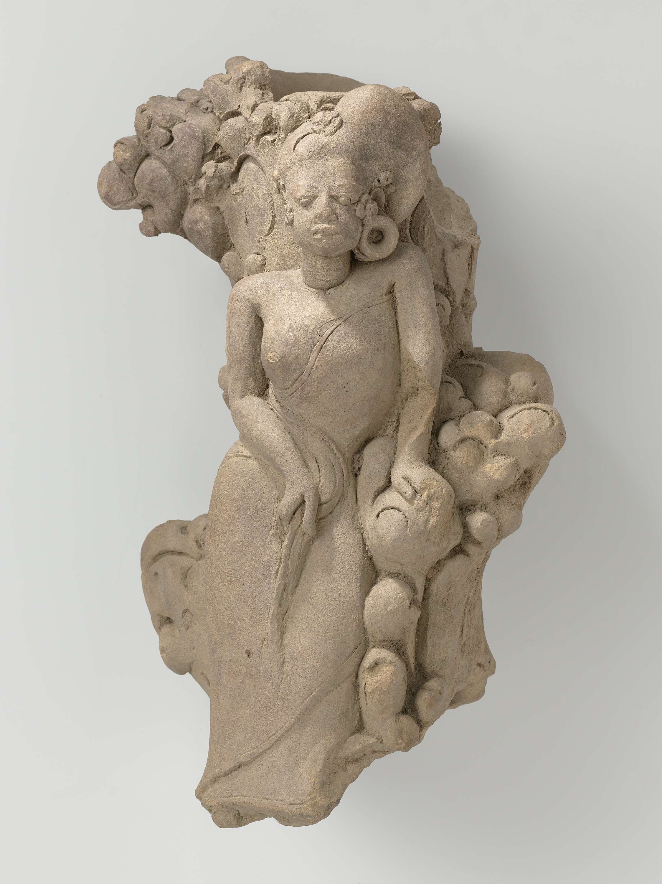 Terracotta sculpture of heavenly beauty by unknown artist