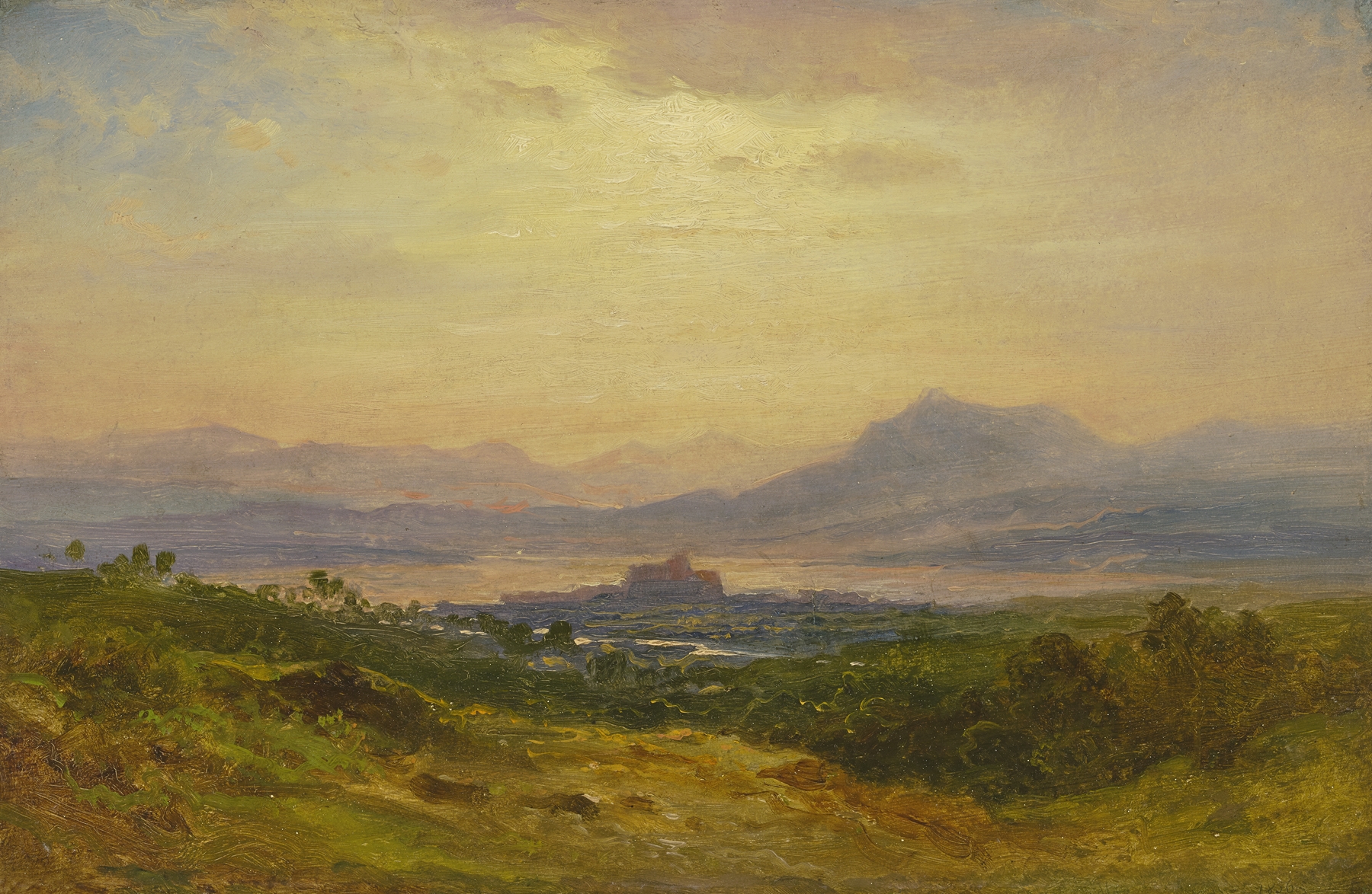 Lake Maggiore, by Carl Morgenstern, public domain