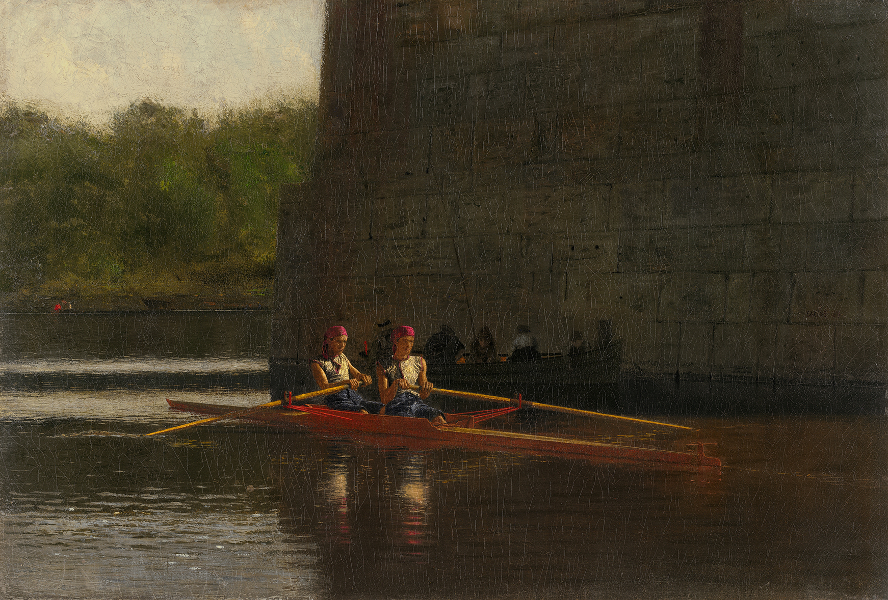 The Oarsmen (The Schreiber Brothers), by Thomas Eakins, public domain